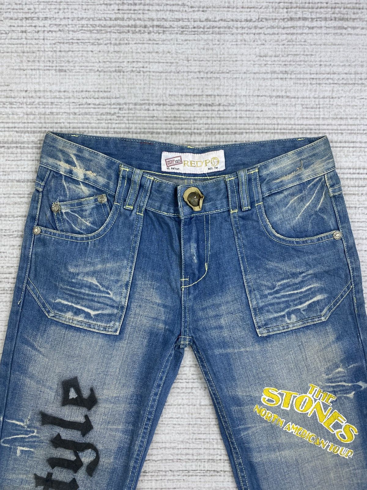 If Six Was Nine Vintage Red Pepper 70s Style Rolling Stone Custom Flare Pant Size US 30 / EU 46 - 8 Thumbnail