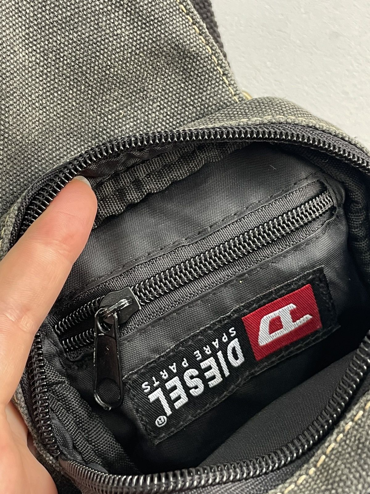 Diesel Diesel mini oakley style y2k sling bag hype canvas Size ONE SIZE - 10 Thumbnail