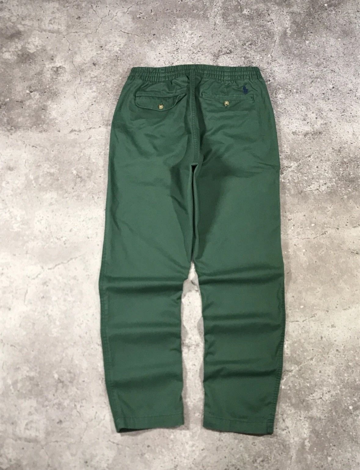 Polo Ralph Lauren Vintage Pants Polo Ralph Lauren Embroiled Logo Green S Size US 30 / EU 46 - 1 Thumbnail