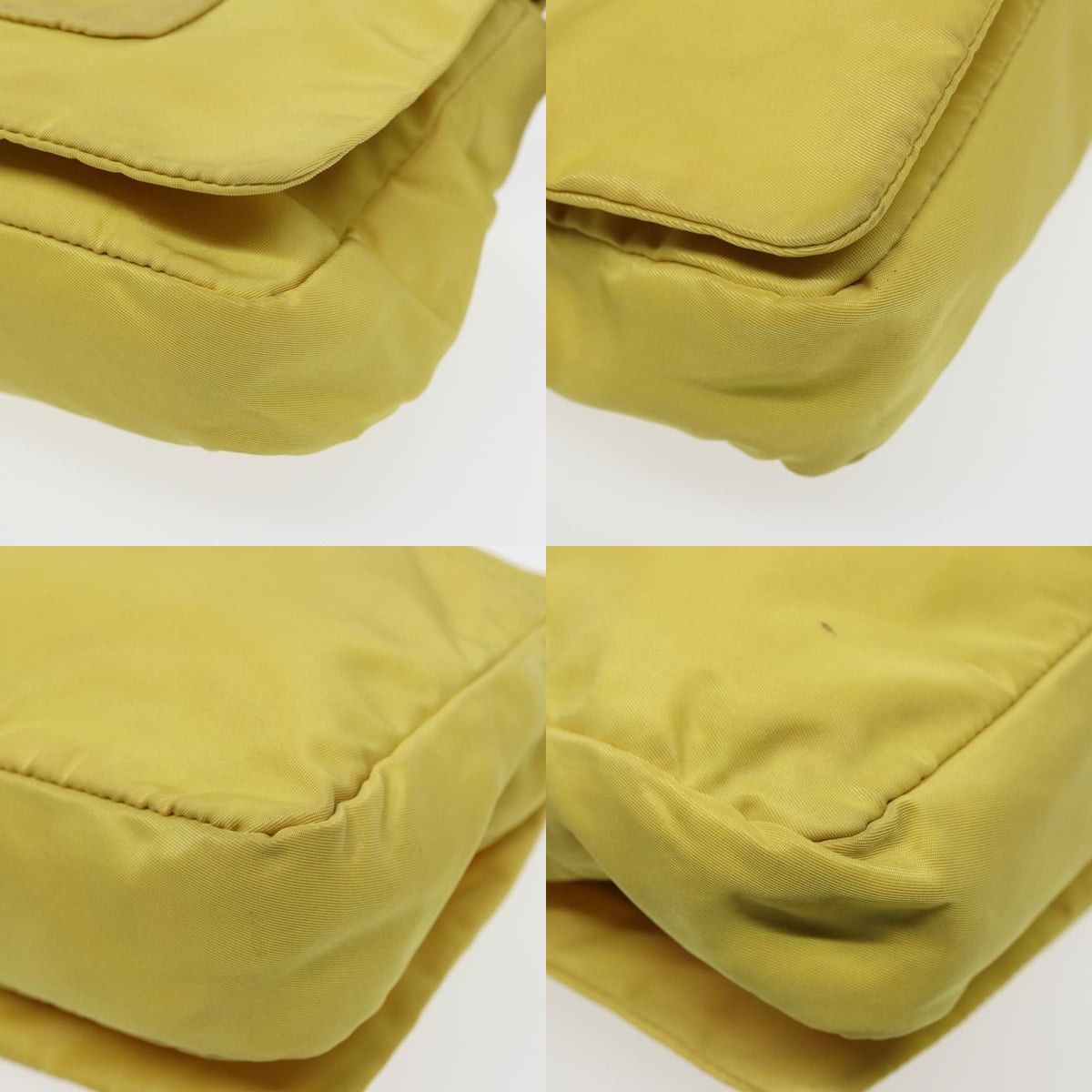 Prada PRADA Shoulder Bag Nylon Yellow Silver Size ONE SIZE - 10 Thumbnail