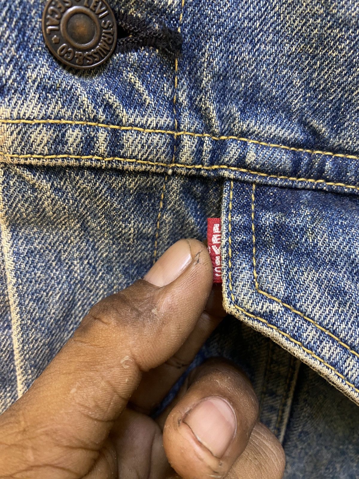 If Six Was Nine × Iron Heart × Levi's Vintage Clothing Vintage 90’s levis big E LOT 557 denim jacket Size US S / EU 44-46 / 1 - 3 Thumbnail