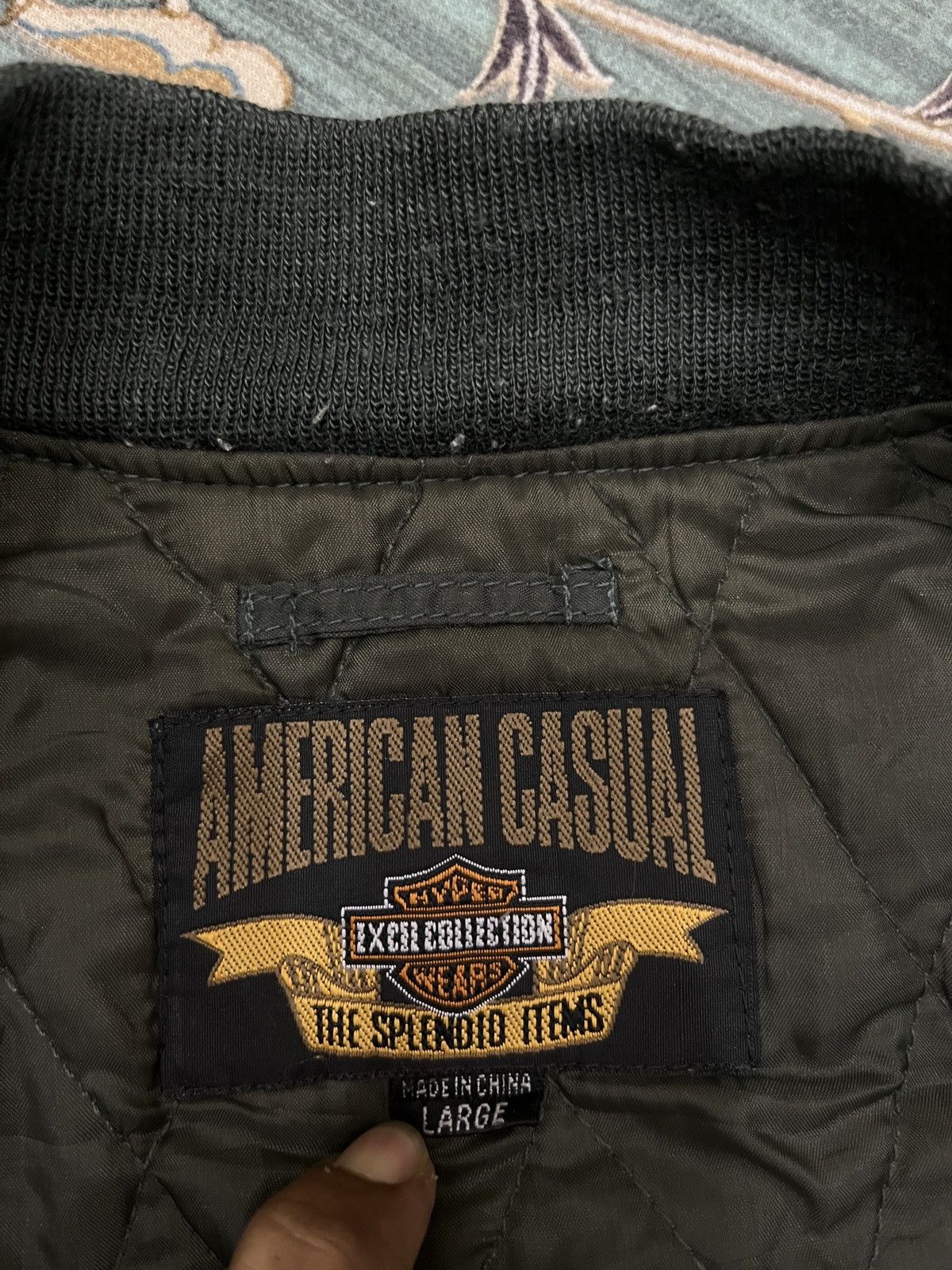 Vintage 🔥🔥🔥STEALS VTG AMERICAN CASUAL MA1 FLIGHT JACKET Size US L / EU 52-54 / 3 - 8 Thumbnail