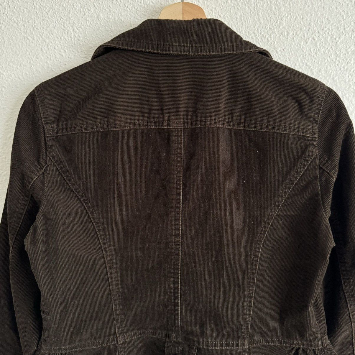Loft LOFT Vintage Y2K 2000’s Dark Brown Corduroy Blazer Jacket Size M / US 6-8 / IT 42-44 - 7 Thumbnail