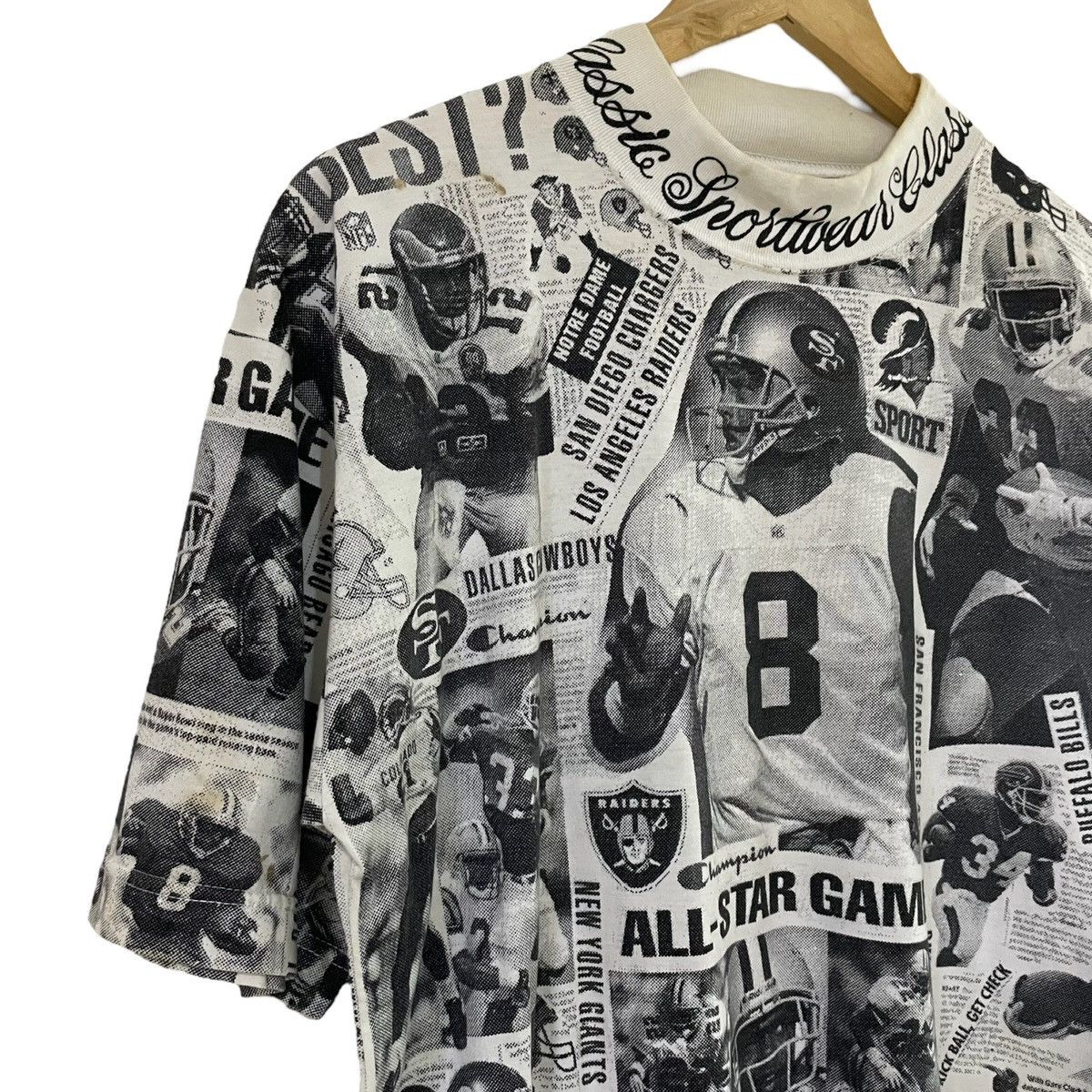 Champion Vintage Bootleg American Sport Rugby All Sponsor Size US M / EU 48-50 / 2 - 3 Thumbnail