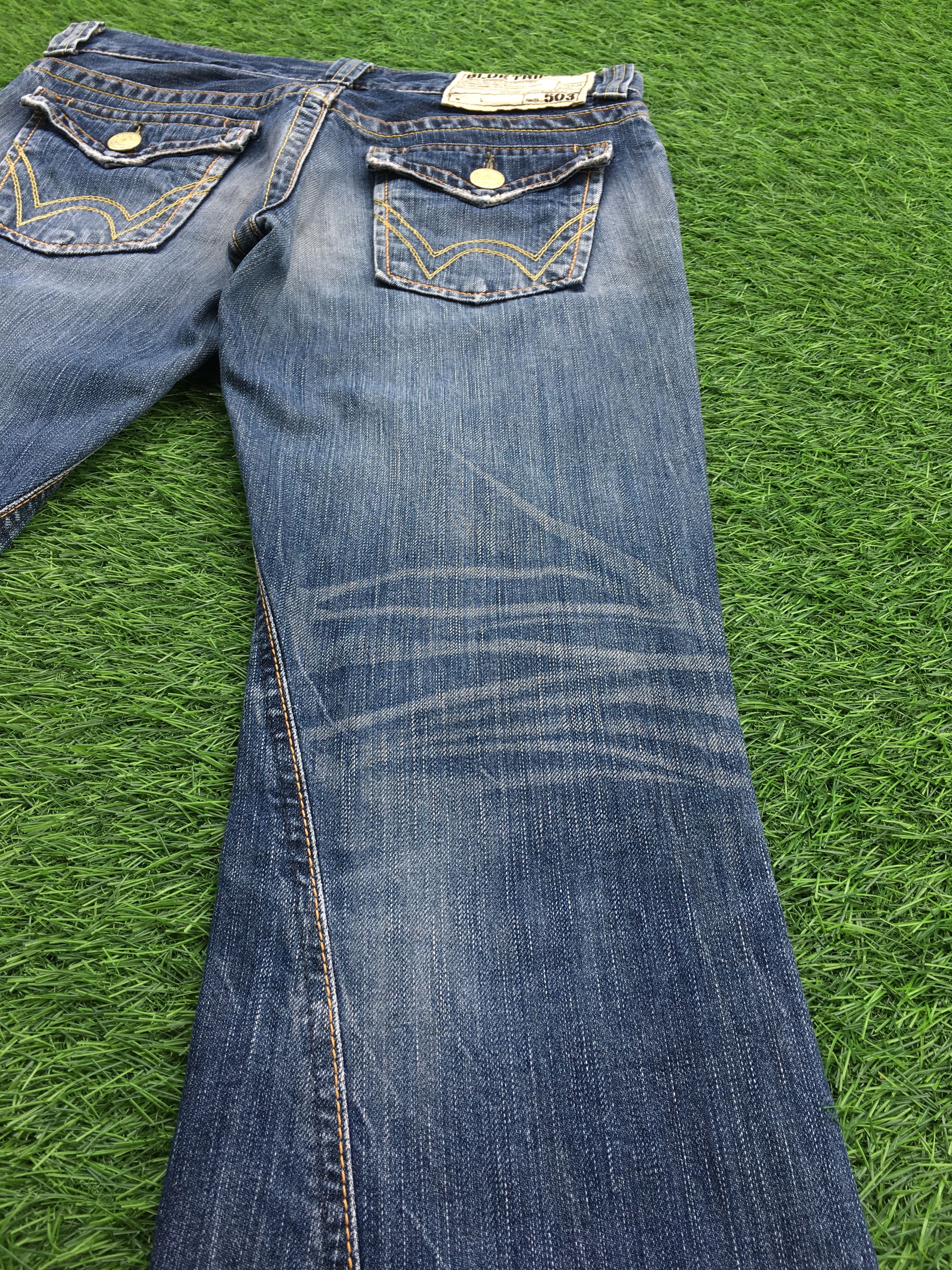 Japanese Brand Japan Grunge Low-Rise Bootcut Denim Jeans D-1229 Size 27" / US 4 / IT 40 - 7 Thumbnail
