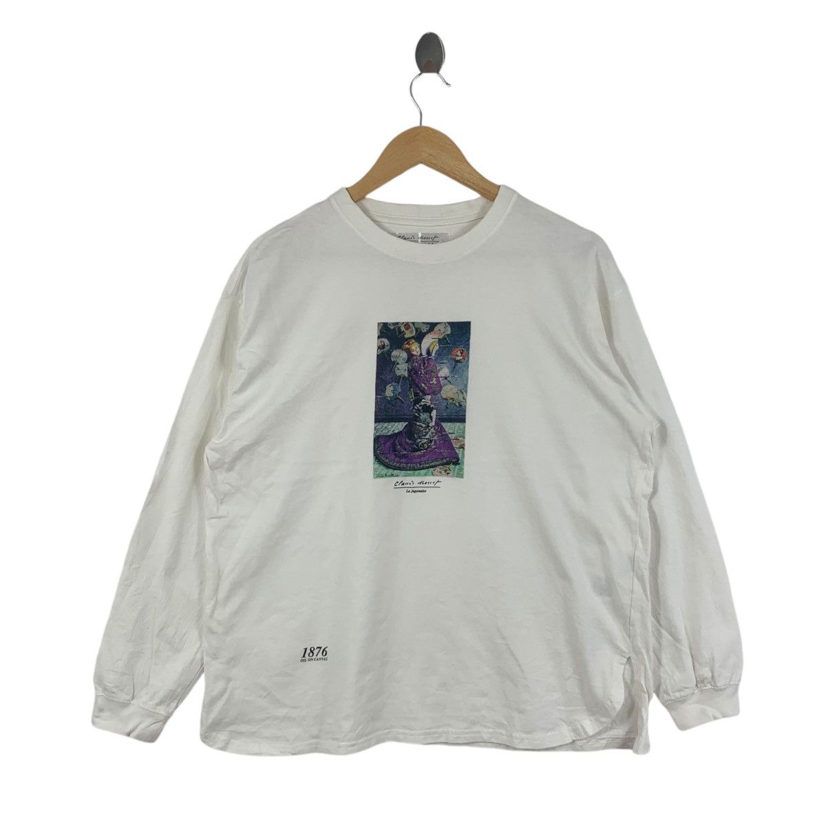 Other Vintage CLAUDE MONET LA JAPONAISE Painting Tee Shirt Size M / US 6-8 / IT 42-44 - 1 Thumbnail