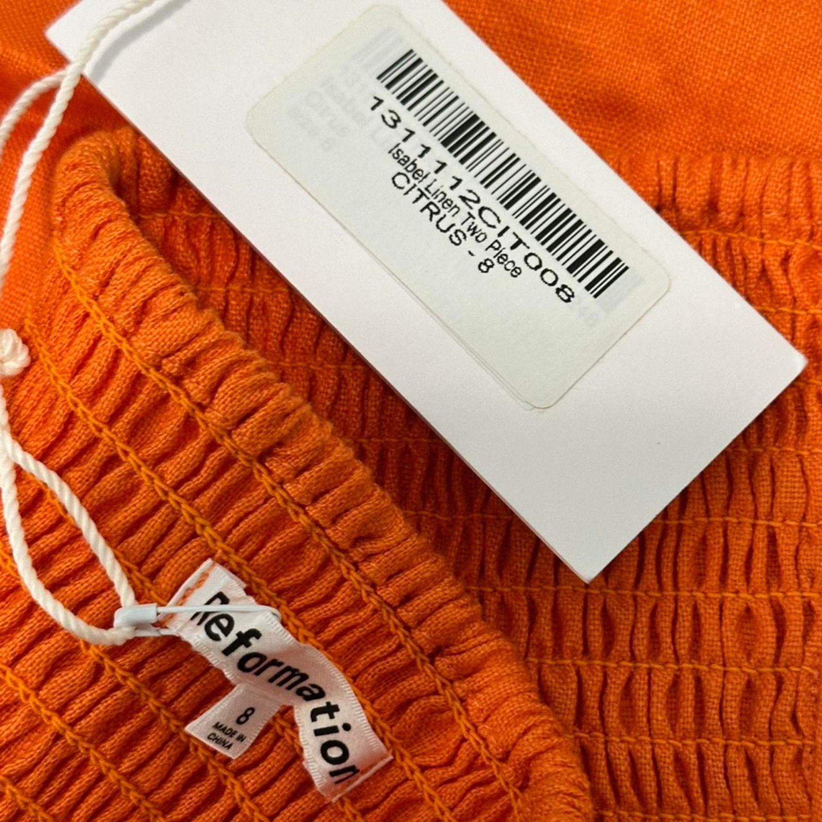 Reformation Reformation Isabel citrus orange halter bralette medium Size M / US 6-8 / IT 42-44 - 5 Thumbnail