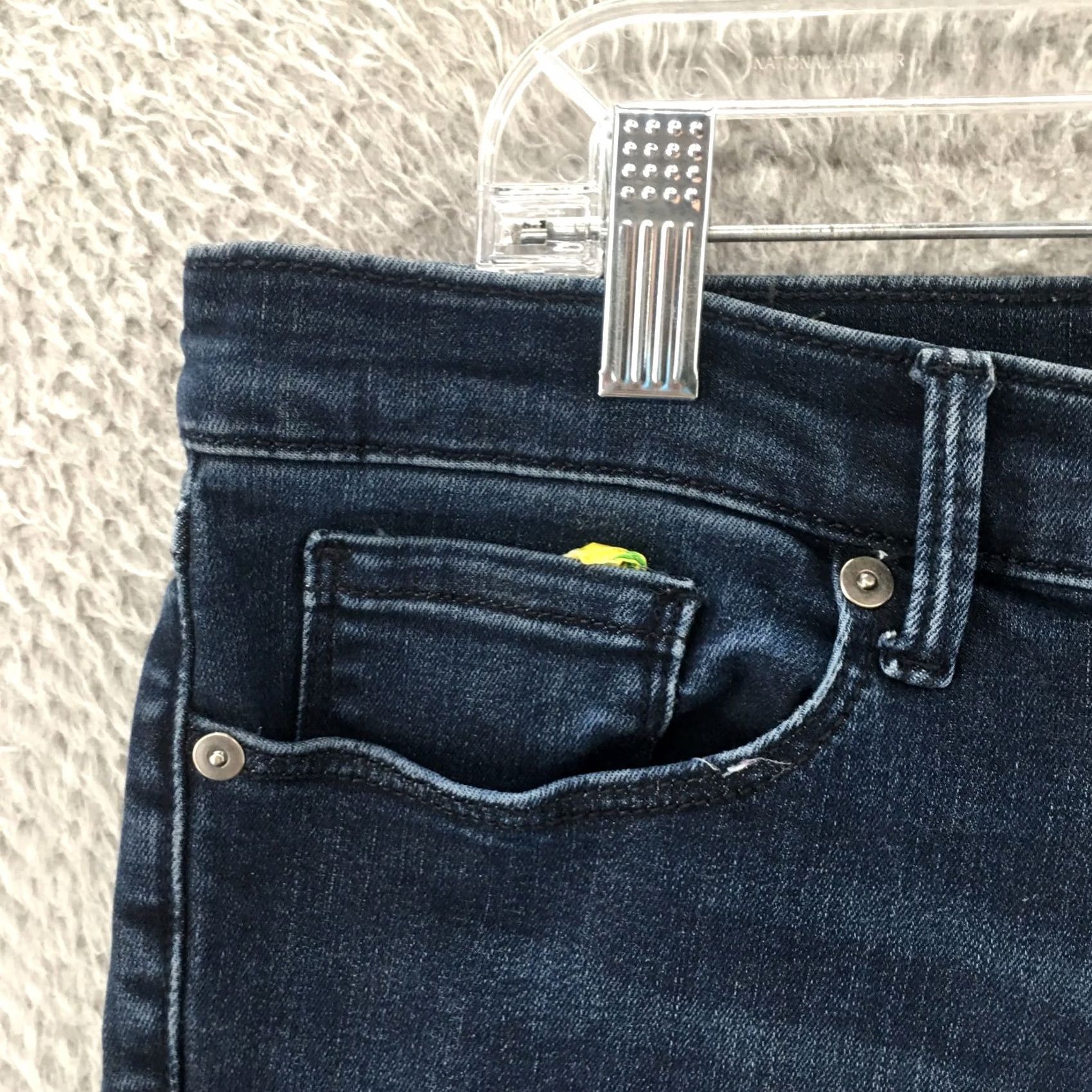 Banana Republic Banana Republic Skinny Jeans Womens 31 Blue Denim Mid Rise Zip Jeans Womens Size 31 Regular Blue Denim Bag Label 5-Pocket Classic Modern Size 24" / US 00 / IT 34 - 3 Thumbnail
