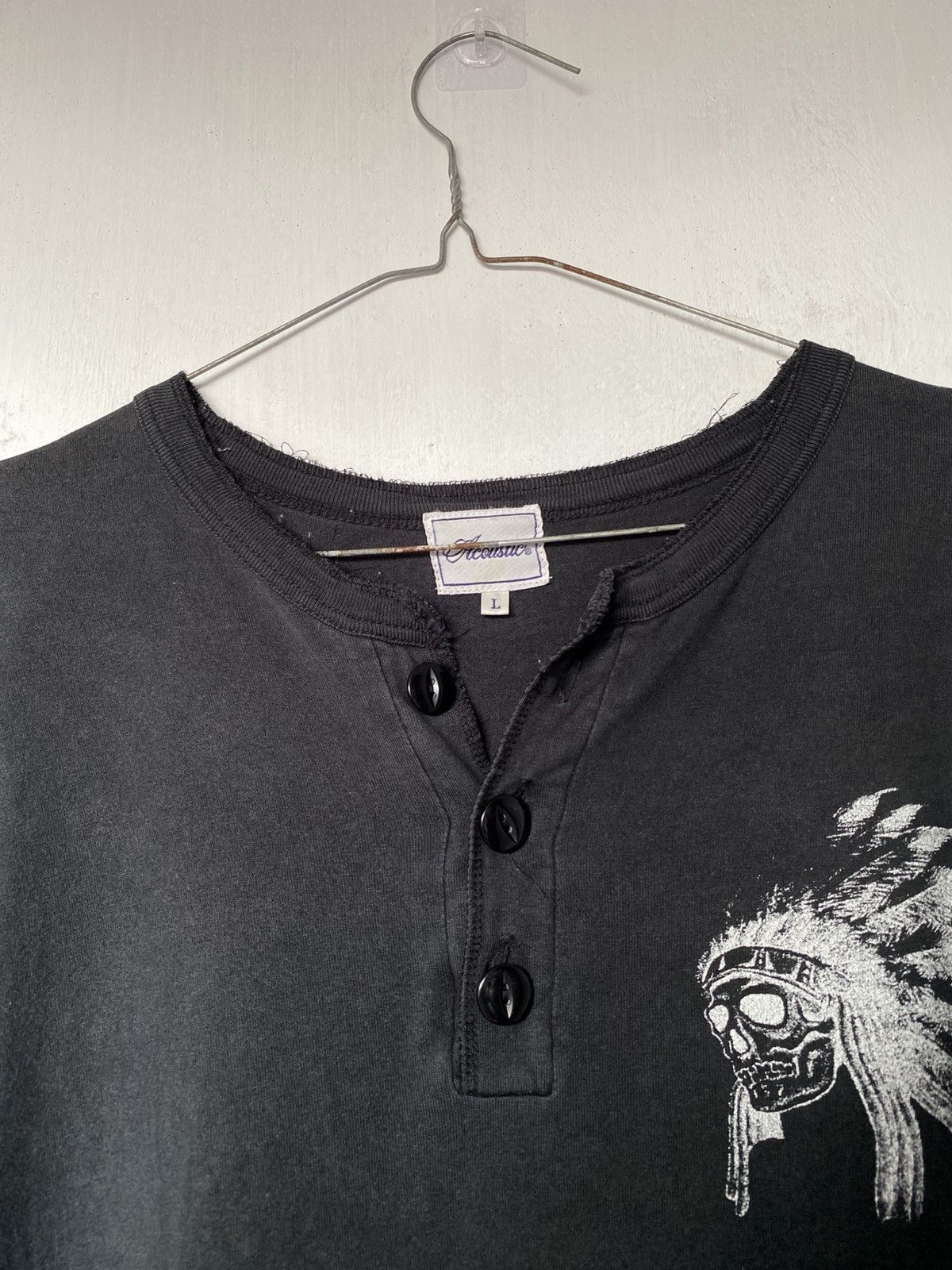 If Six Was Nine Acoustic Indian Skull Poem Tshirt Size US L / EU 52-54 / 3 - 3 Thumbnail