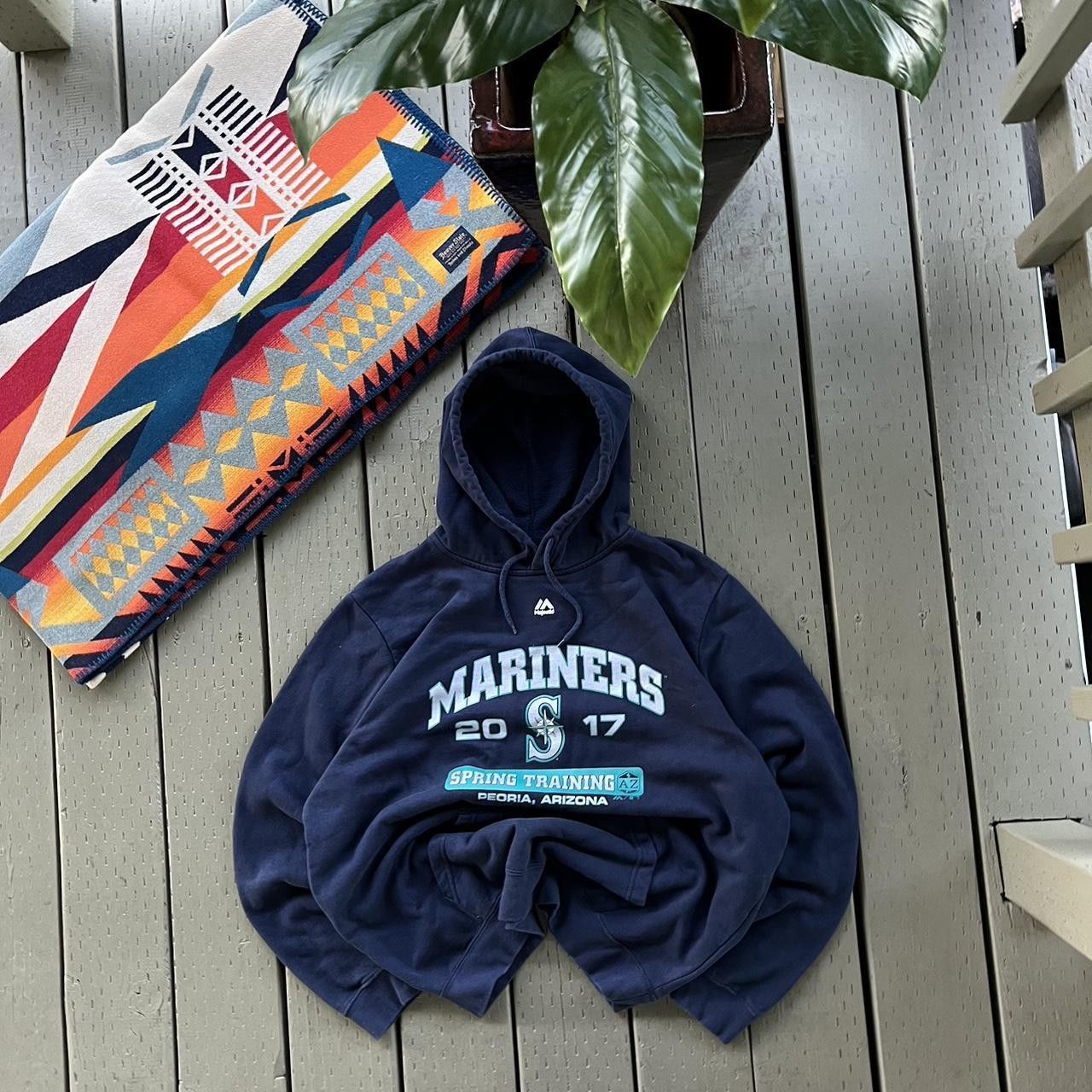 MLB × Majestic × Vintage Vintage seattle mariners MLB sweatshirt Size US XL / EU 56 / 4 - 1 Thumbnail