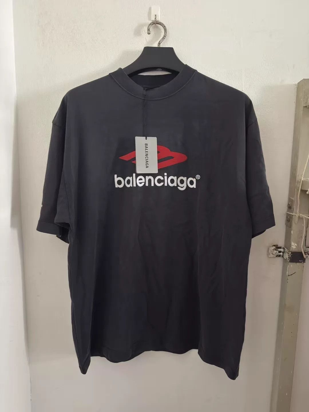 Balenciaga Balenciaga 3B Embroidered Short Sleeve Size US M / EU 48-50 / 2 - 1 Thumbnail