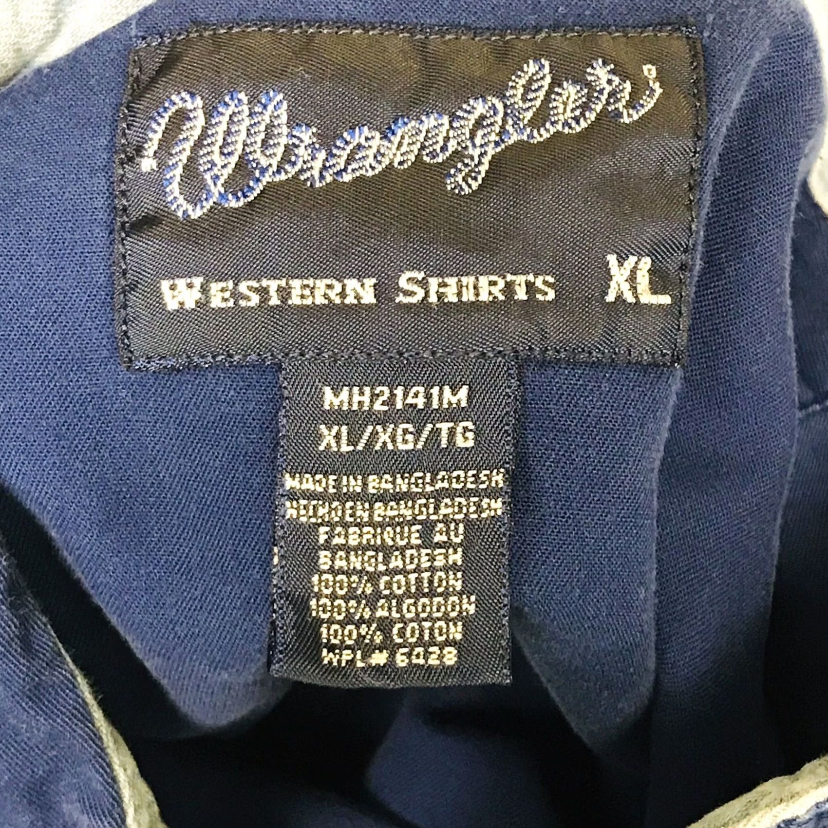 Wrangler VINTAGE Wrangler Men Shirt Western Aztec Snap Button Long Sleeve XL Size US XL / EU 56 / 4 - 3 Thumbnail