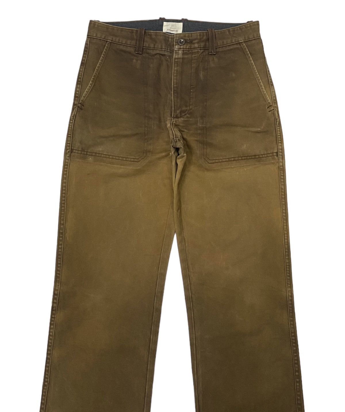 Gap 🔥GAP BROWN KHAKI FADED BROWN KANYE STYLE TROUSERS PANTS Size US 32 / EU 48 - 5 Thumbnail