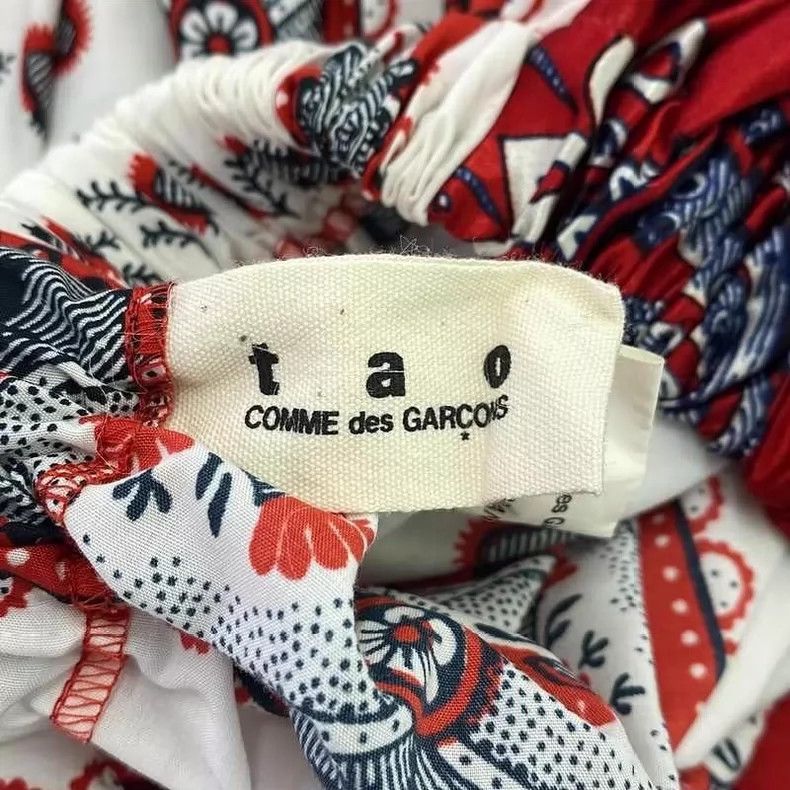 Comme des Garcons Comme Des Garcons size S Red Bohemian flower skirt Size 26" / US 2 / IT 38 - 5 Thumbnail
