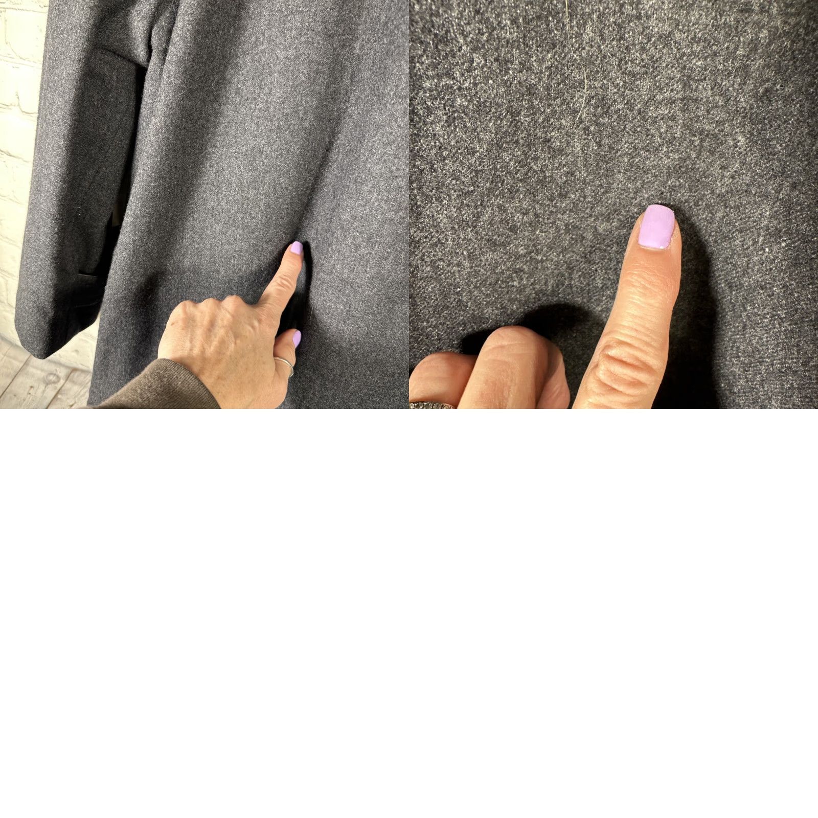 Pendleton Pendleton Vintage Wool Gray Trench Coat Double-Breasted Women Medium Long Coat 47” P2P 21” Size M / US 6-8 / IT 42-44 - 9 Thumbnail