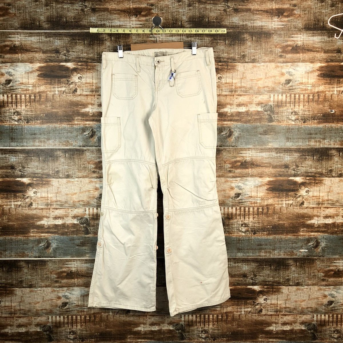 L.E.I. Lei White Cargo utility Multipocket Pants #A2440 Size 30" / US 8 / IT 44 - 1 Thumbnail