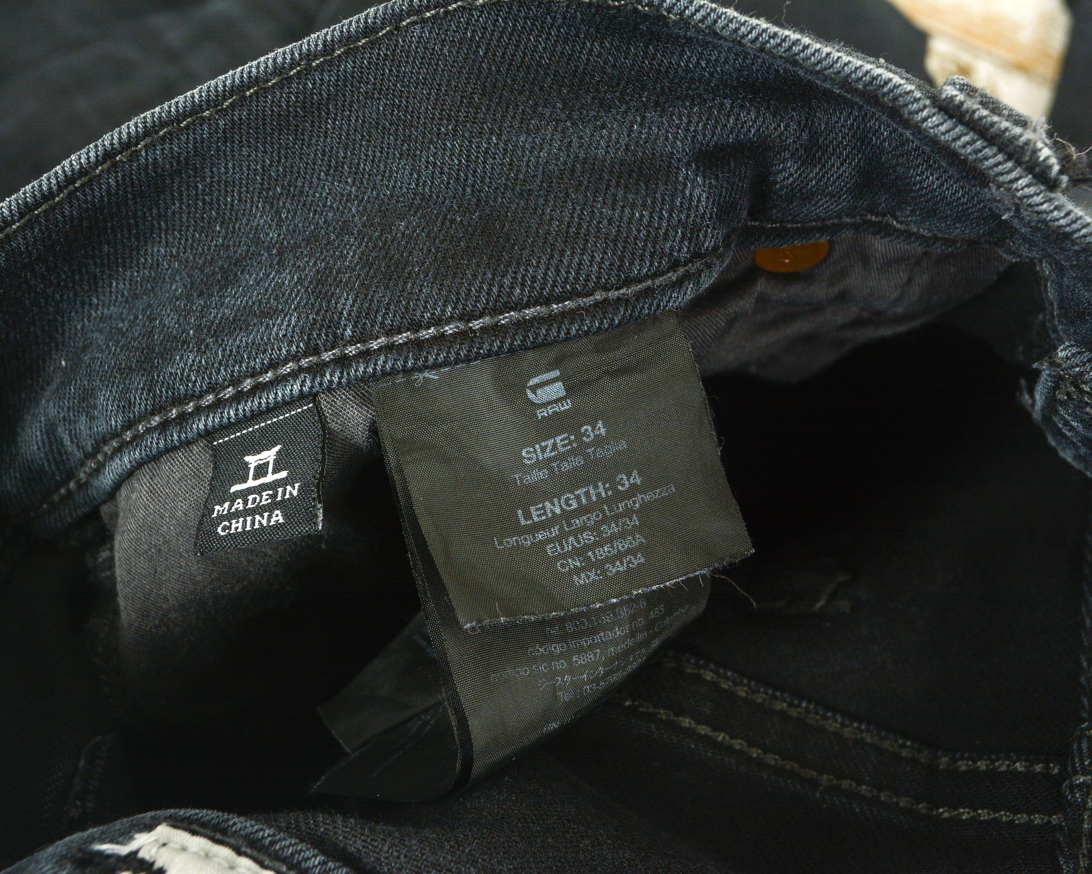 G-Star 3301 W34 L34 Slim Fit Skinny Jeans Denim Pants Trousers Size US 34 / EU 50 - 7 Thumbnail