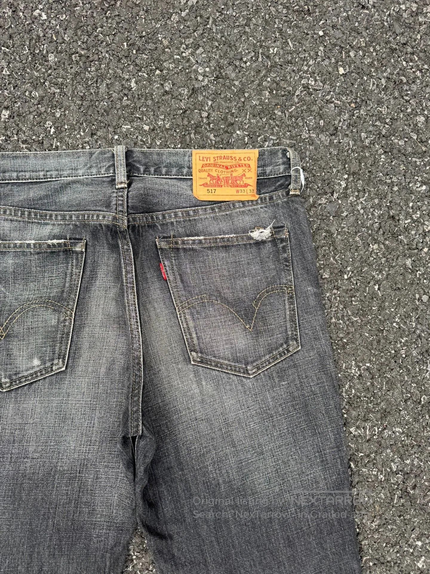Vintage Vintage Levi's 517 00S Washed Jeans. Size US 34 / EU 50 - 6 Thumbnail