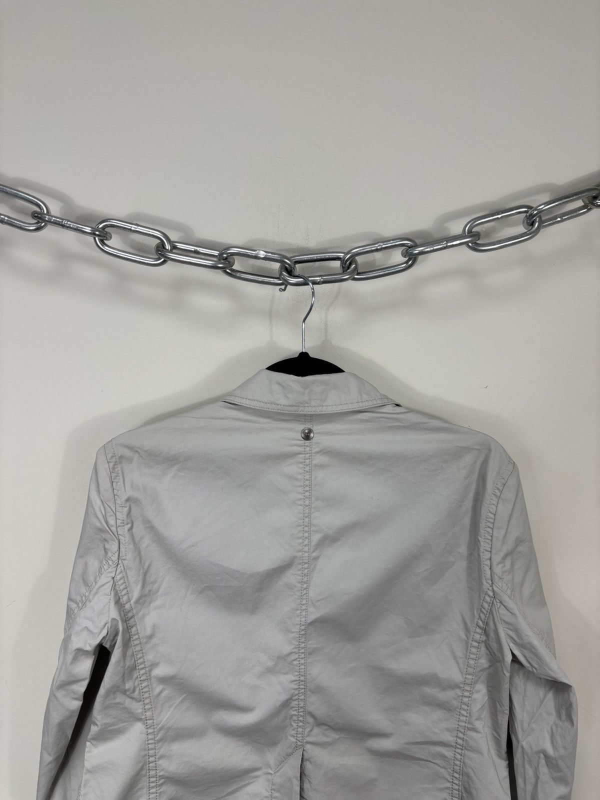 Diesel Diesel G-Velka NWT Women’s Grey Avant Garde Blazer Jacket Size L / US 10 / IT 46 - 17 Thumbnail