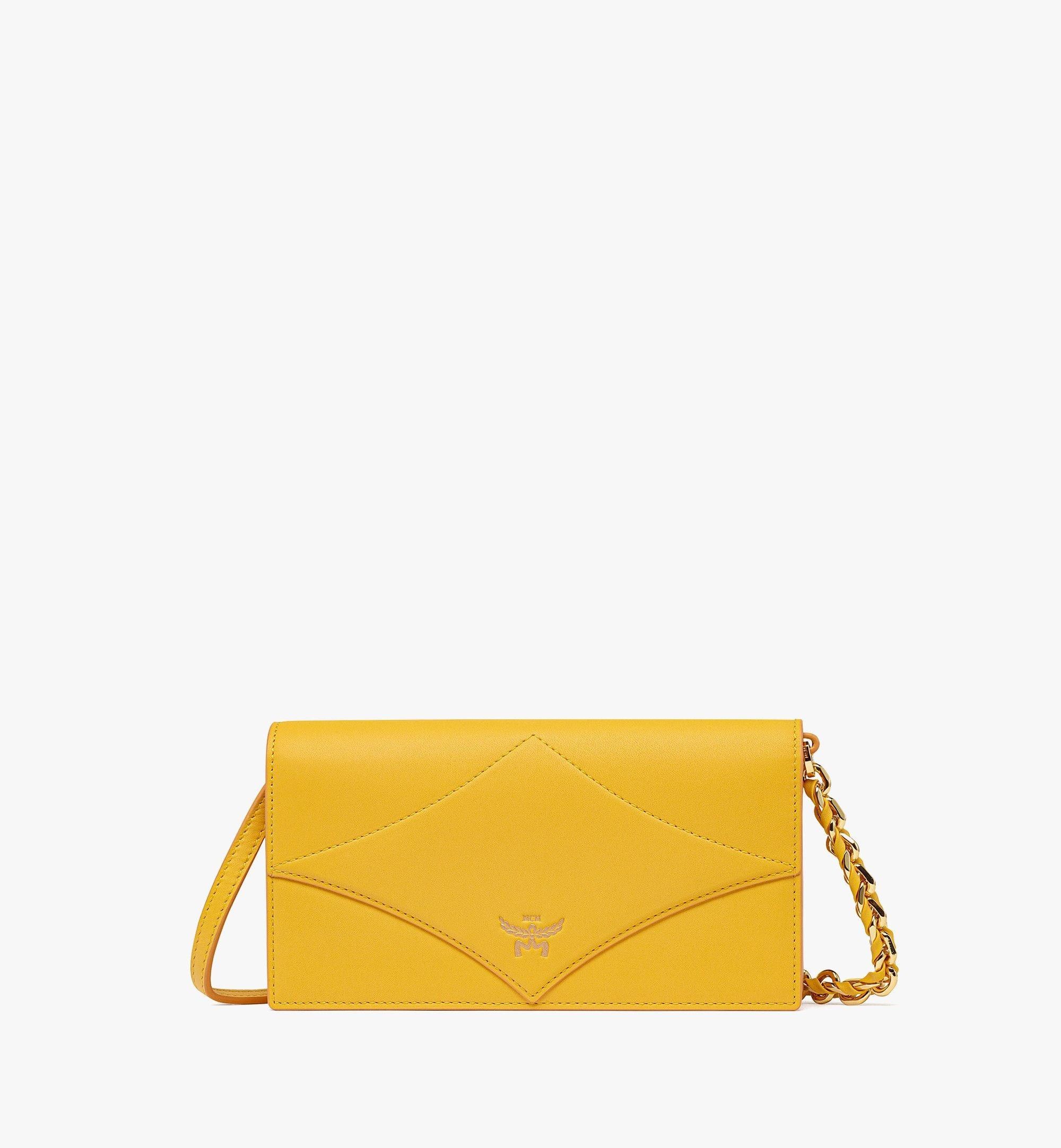 MCM o1mt1gz0725 Size: OS / Fold Large Wallet in Yellow Size ONE SIZE - 1 Thumbnail
