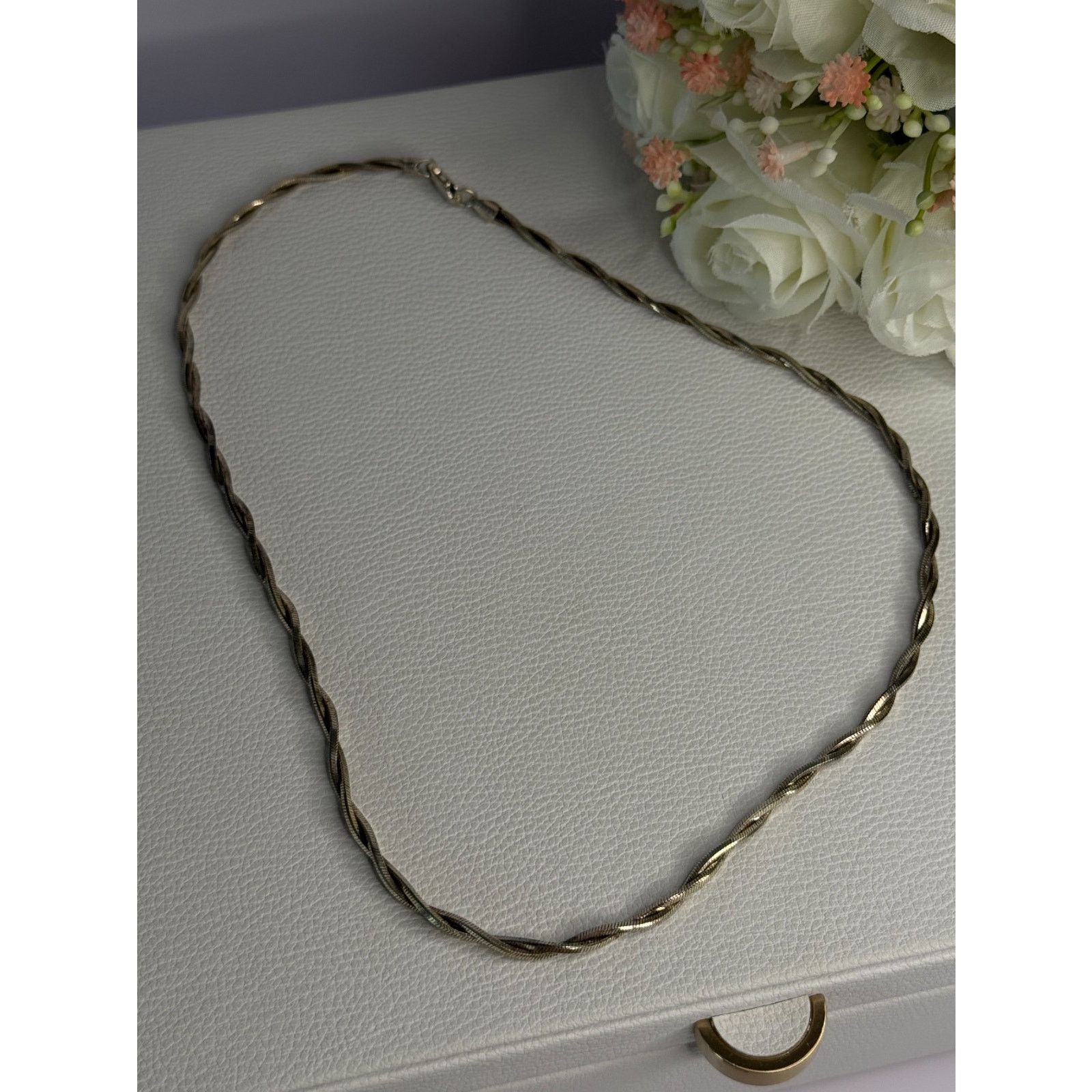 Jewelry 925 STERLING SILVER ITALY FAS NECKLACE LENGTH 18 INCH Size ONE SIZE - 2 Thumbnail