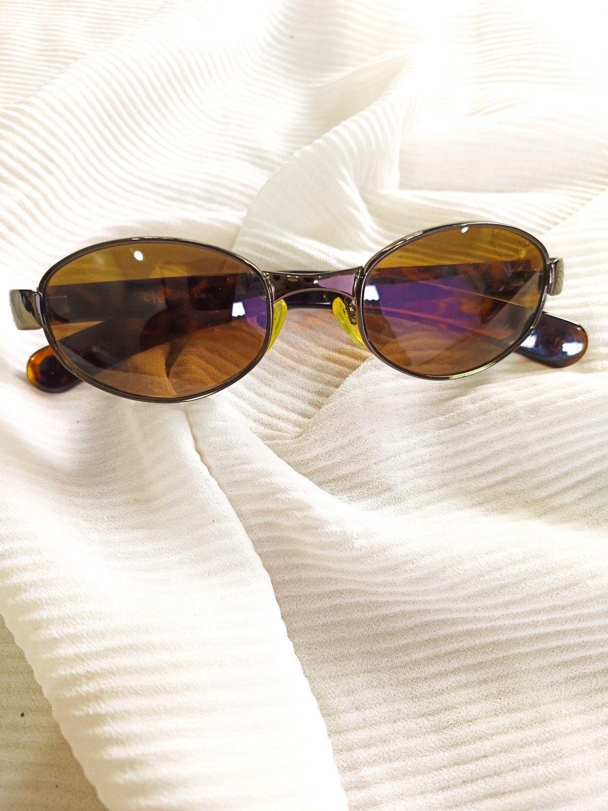 Calvin Klein × Vintage Calvin Klein Sunglasses CK 1005 made in Italy Size ONE SIZE - 1 Thumbnail