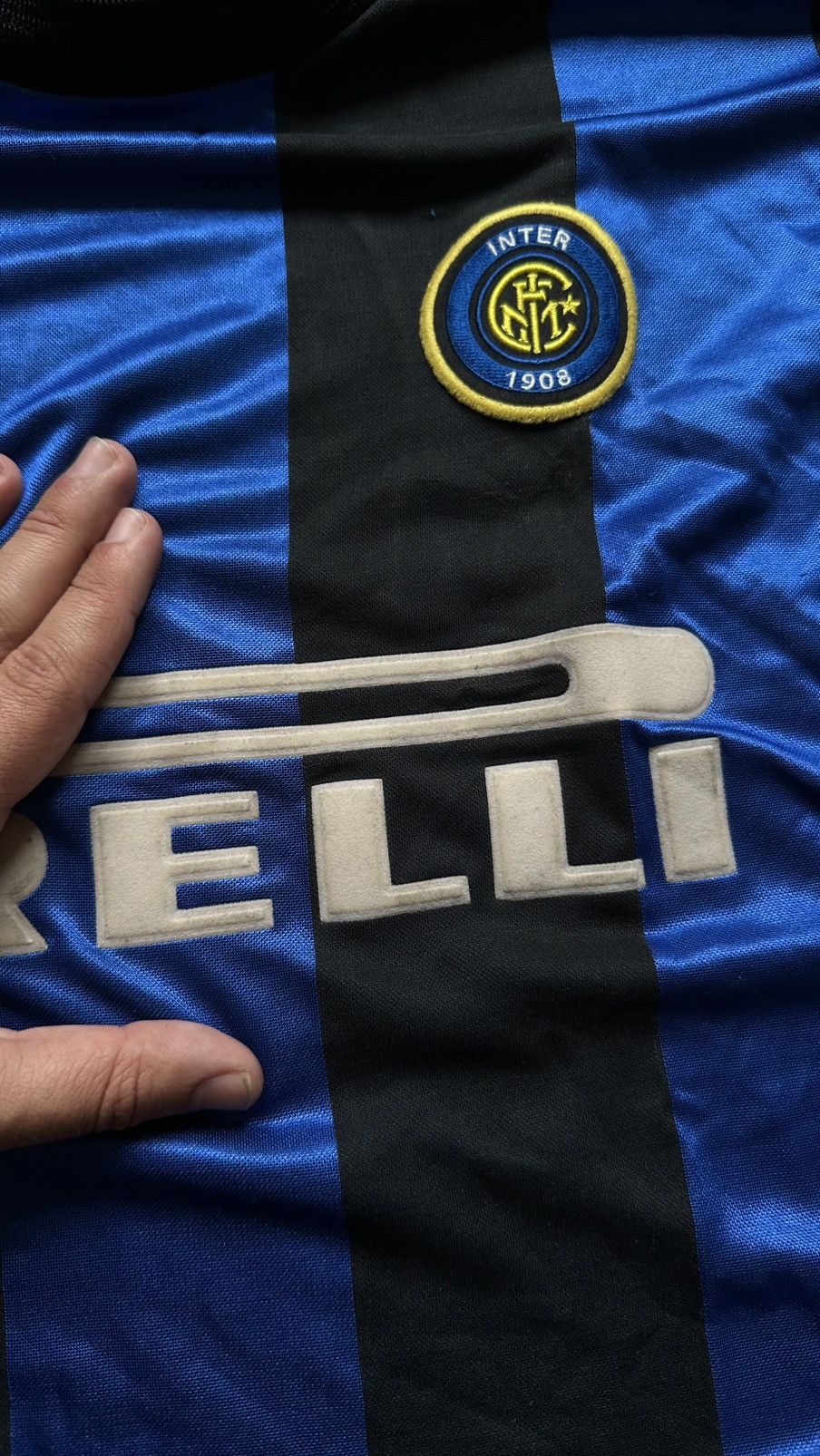 Nike 1999 Nike Internazionale Vintage Rare Soccer Jersey Size US M / EU 48-50 / 2 - 8 Thumbnail