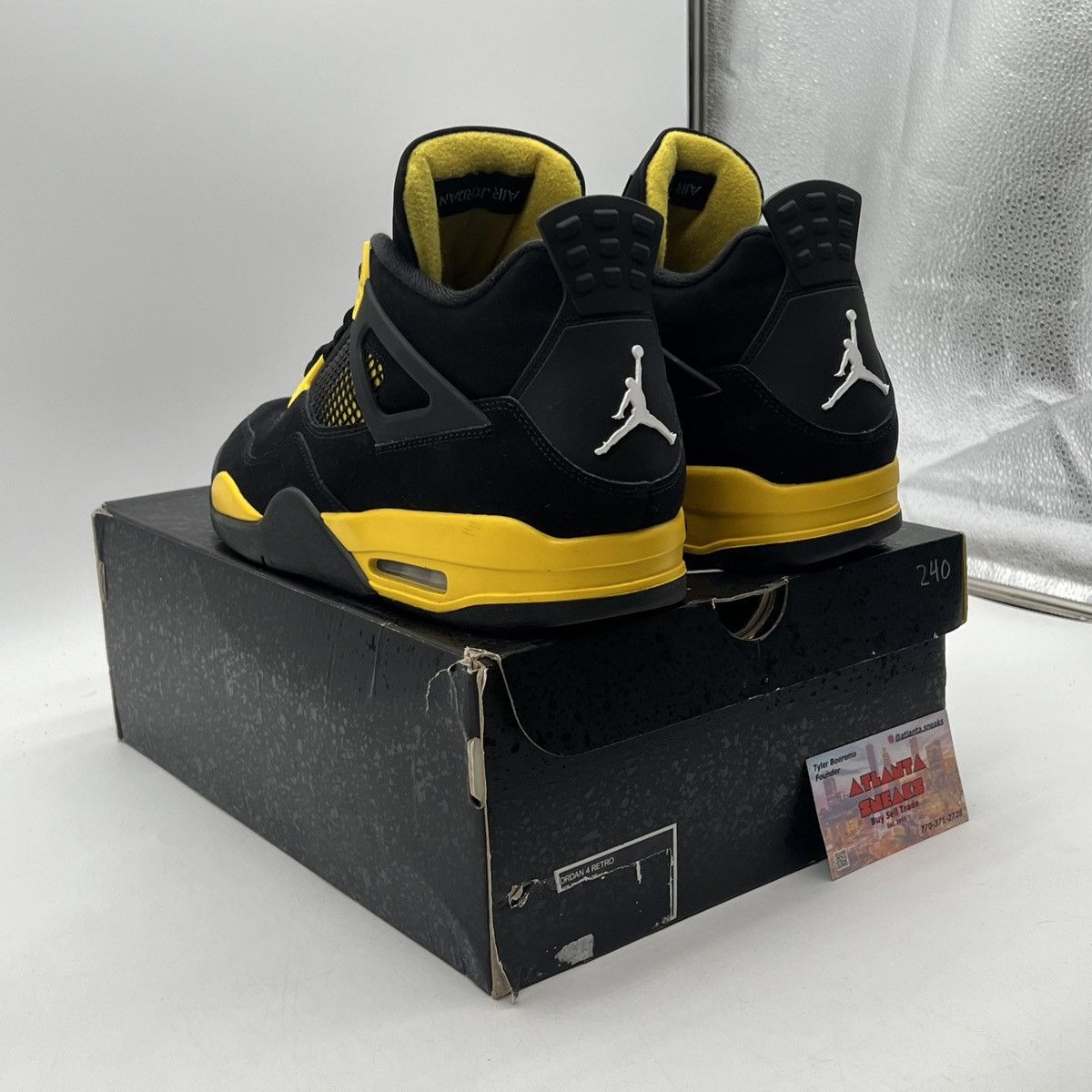 Jordan Brand Air Jordan 4 Thunder Size US 13 / EU 46 - 4 Thumbnail
