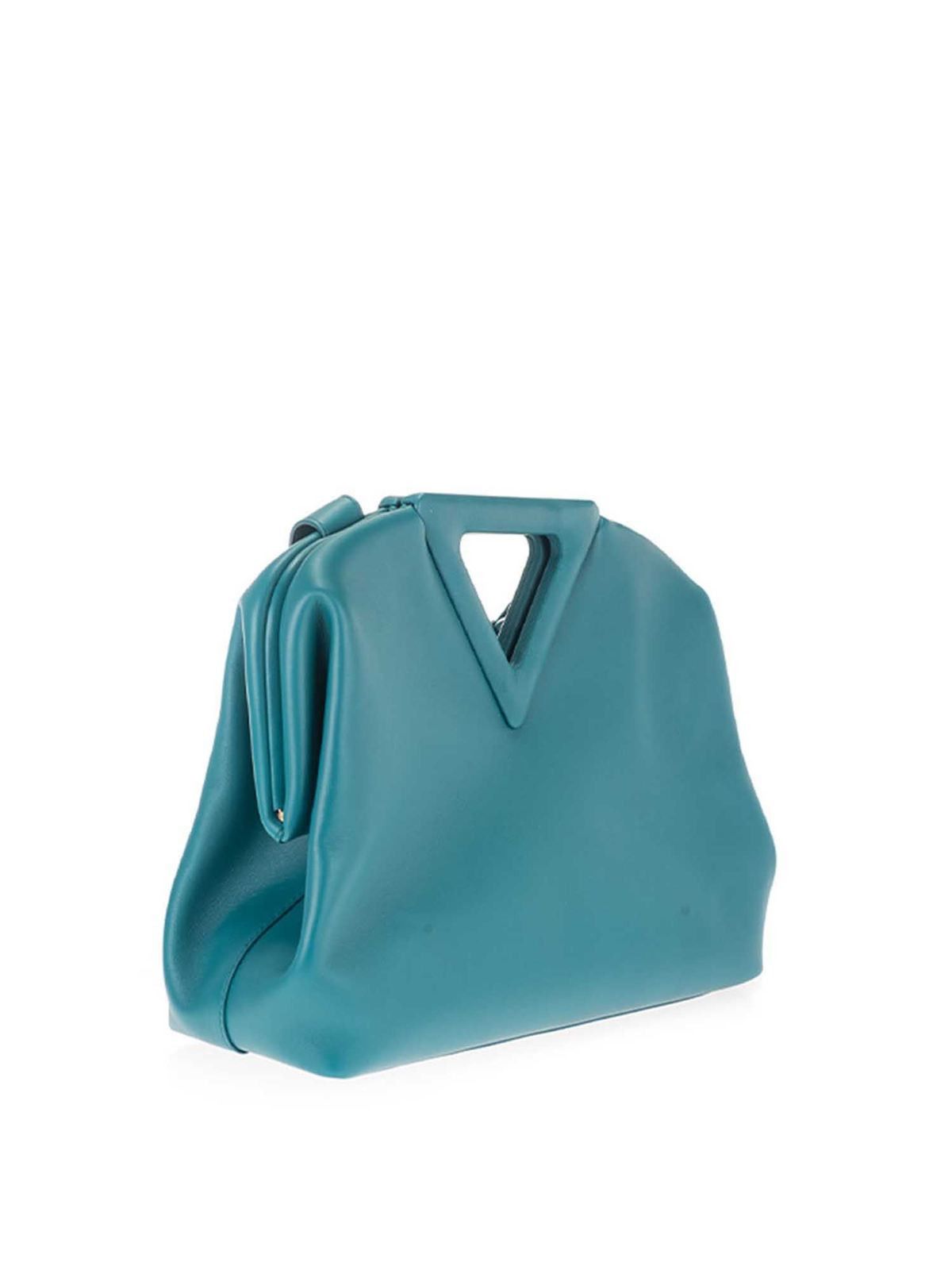 Bottega Veneta o1n1vont0525 Size: OS / Medium Mount Bag in Mallard Size ONE SIZE - 2 Thumbnail