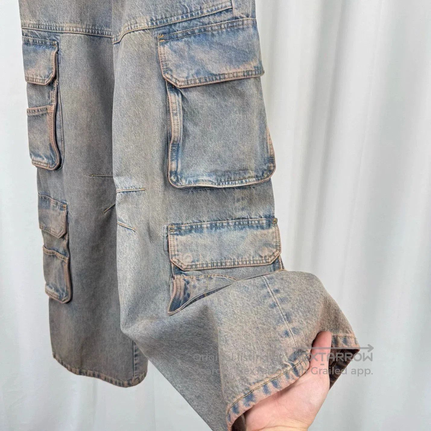 Diesel Diesel Mud-Dyed Multi-Pocket Denim Pants. Size 25" / US 0 / IT 36 - 4 Thumbnail