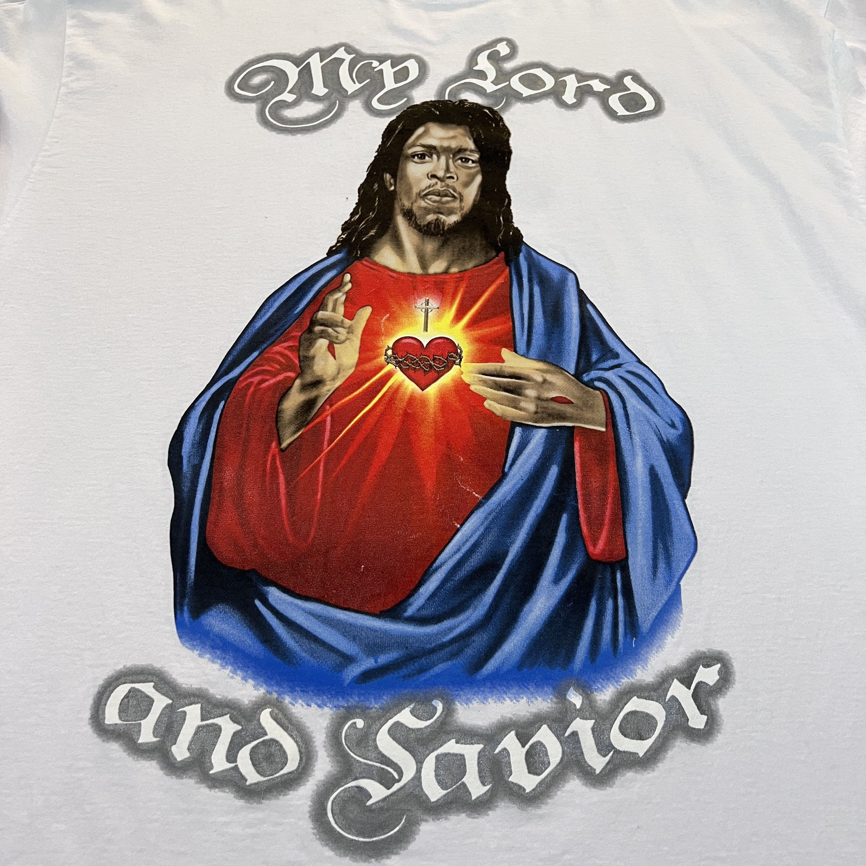Rap Tees × Vintage Vintage Y2K My Lord & Savior Black Heritage Tee 3XL Size US XXL / EU 58 / 5 - 7 Thumbnail