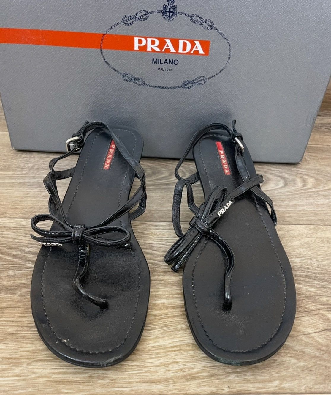 Prada Prada sandals size 39 IT Size US 9 / IT 39 - 1 Thumbnail