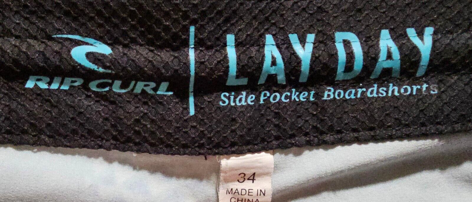 Rip Curl Rip Curl Lay Day Board Shorts 34 Blue Pineapple Swim NWT Size US 32 / EU 48 - 4 Thumbnail