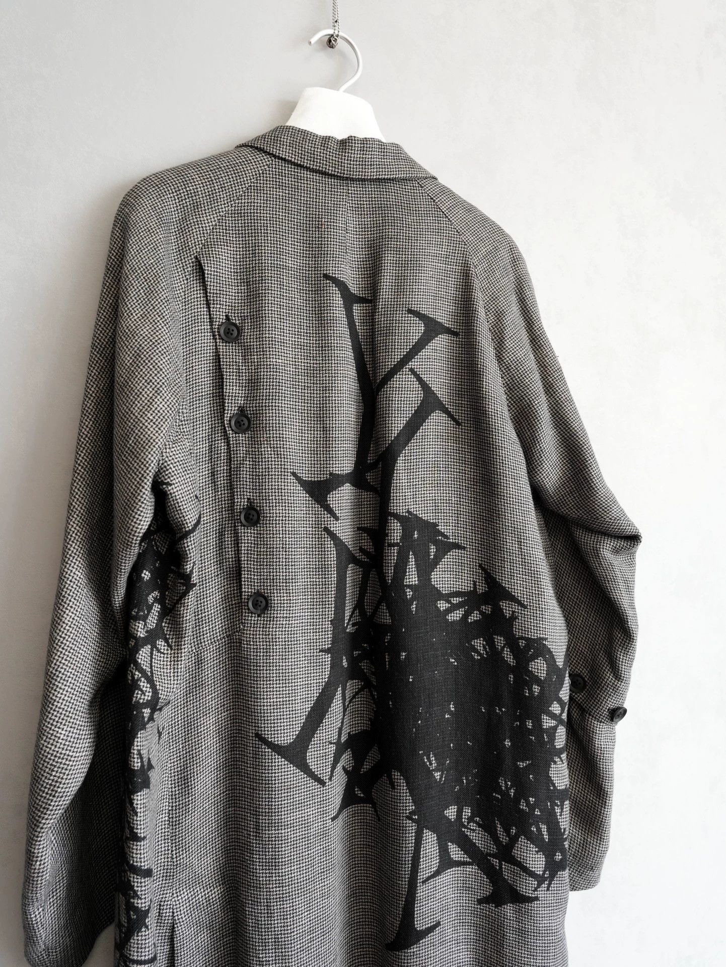 Yohji Yamamoto Yohji Yamamoto SS24 Check Overcoat J139 3 NWT Open Buttons Size US L / EU 52-54 / 3 - 8 Thumbnail