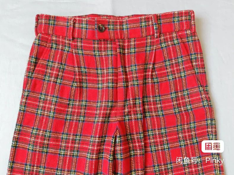 Gucci Gucci Men's wool plaid casual pants 2501-Nextarrow Size US 28 / EU 44 - 2 Thumbnail
