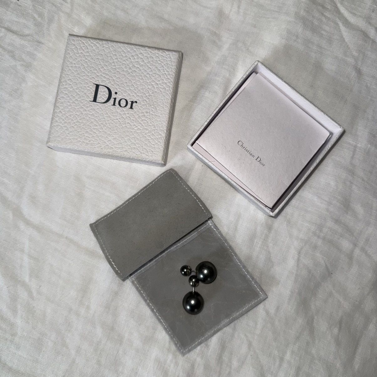 Dior Tribal Earrings in Gray, Women's — image 2 of 4