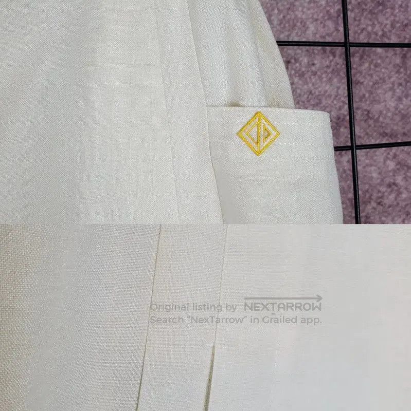 Dior Dior Embroidered Midi Skirt in Cream Color . Size 23" - 3 Thumbnail