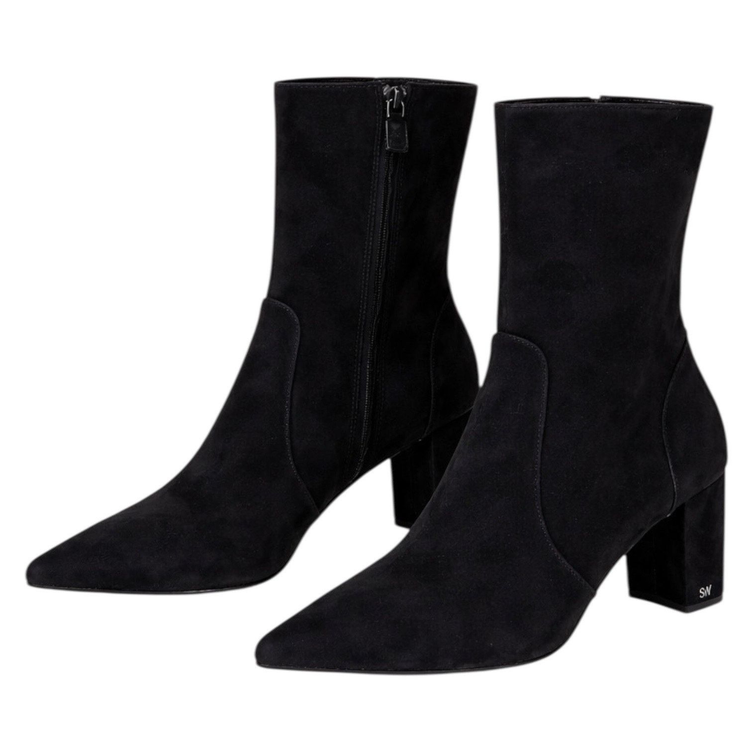 Stuart Weitzman Stuart Weitzman Renegade Suede Block Heel Ankle Boots 11 Size US 11 / IT 41 - 2 Thumbnail