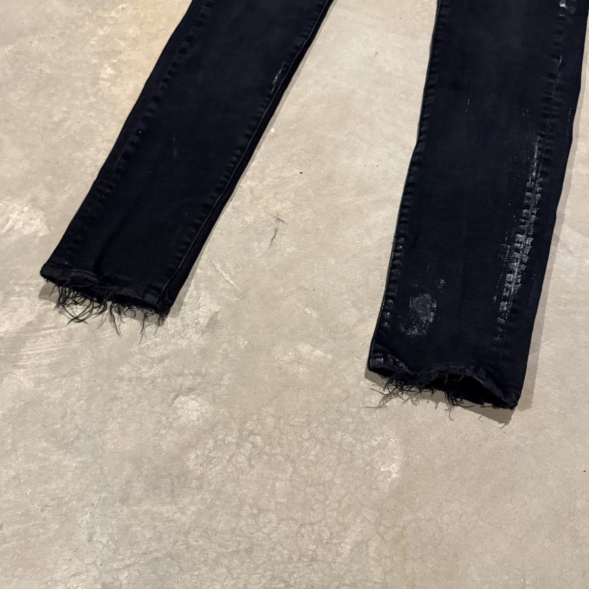 Purple Brand Purple Brand P001 Silver Oil Distressed Jeans Grunge ERD Size US 31 - 3 Thumbnail