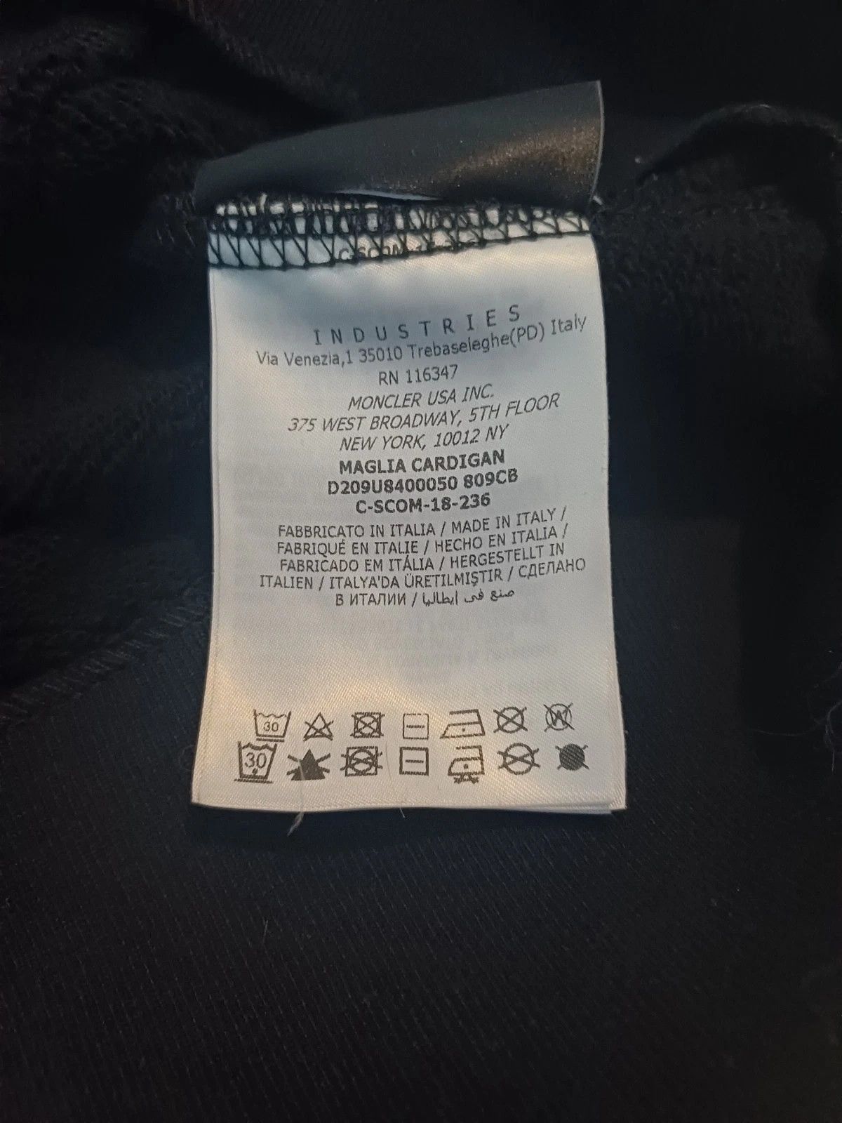 Moncler 7 Moncler Fragment Hiroshi Fujiwara Hoodie Black - Size M Size US M / EU 48-50 / 2 - 14 Thumbnail