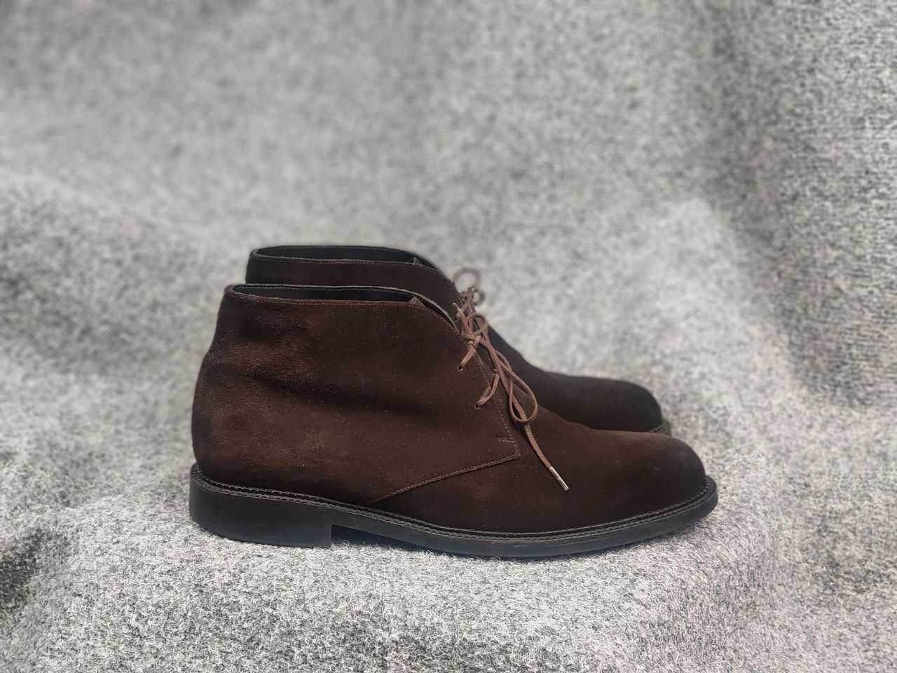 J.M. Weston J. M. Weston France Brown Suede Miles Chukka Desert Boots Size US 10 / EU 43 - 4 Thumbnail