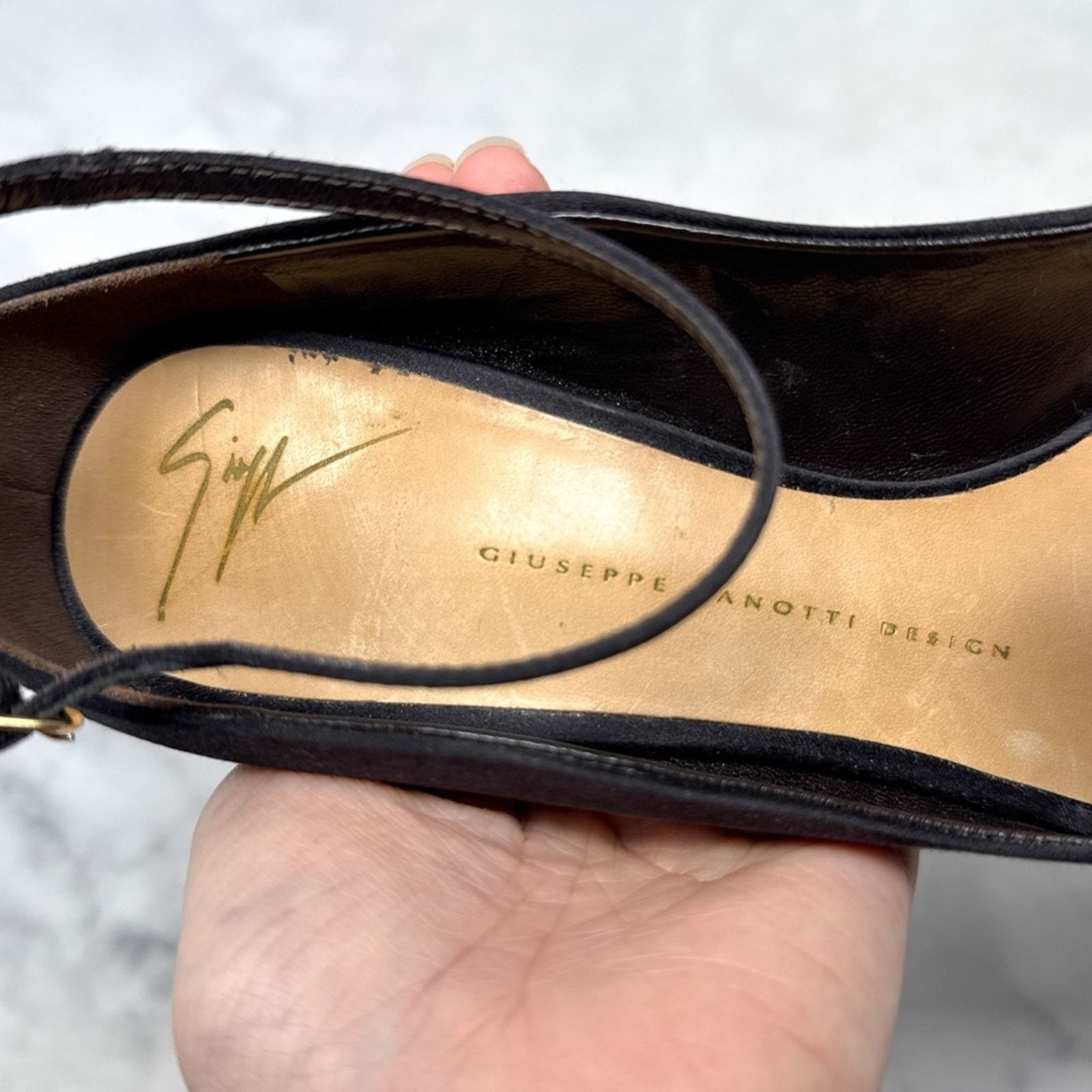 Giuseppe Zanotti Giuseppe Zanotti Vintage Y2K Leather Croc Flower Silk Heels Size US 9 / IT 39 - 9 Thumbnail