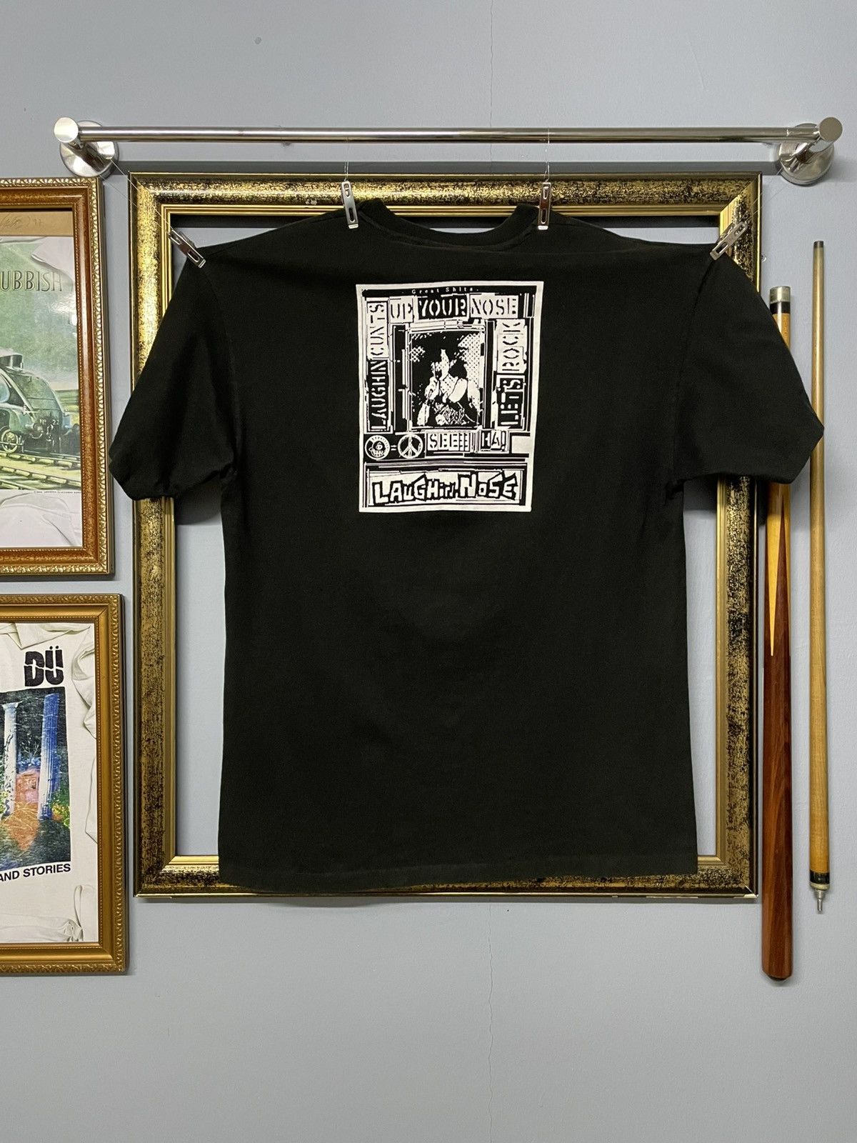 Vintage Vintage 90s Laughin Nose Cunts Up Og Punk Japan Band Tshirt Size US L / EU 52-54 / 3 - 6 Thumbnail