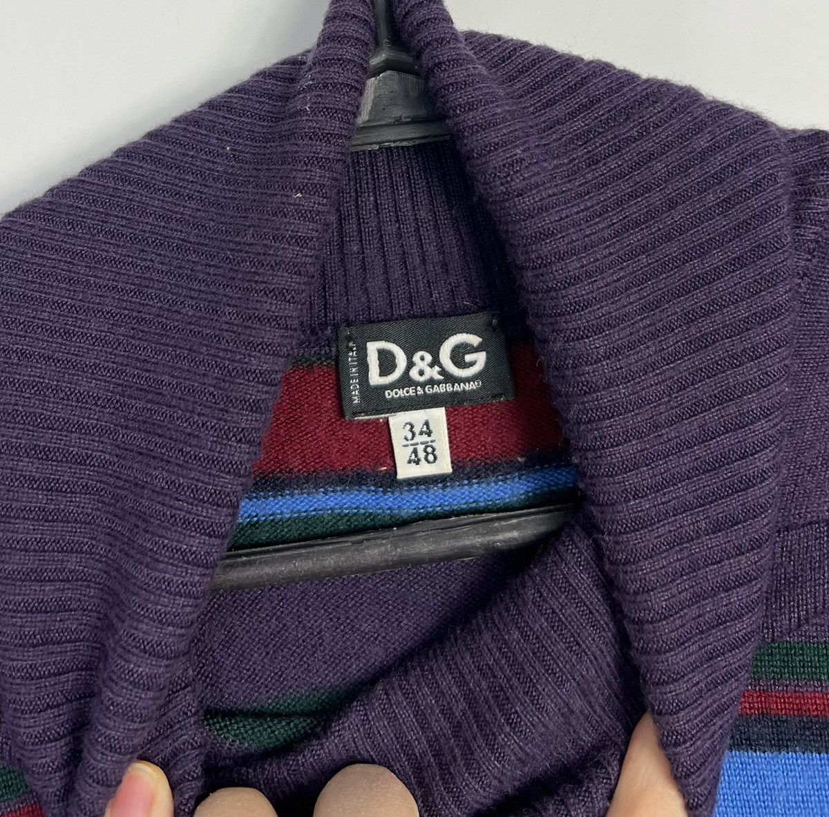 Dolce & Gabbana Dolce & Gabbana Golf Sweater Made In Italy High End 50% Wool Size S / US 4 / IT 40 - 5 Thumbnail