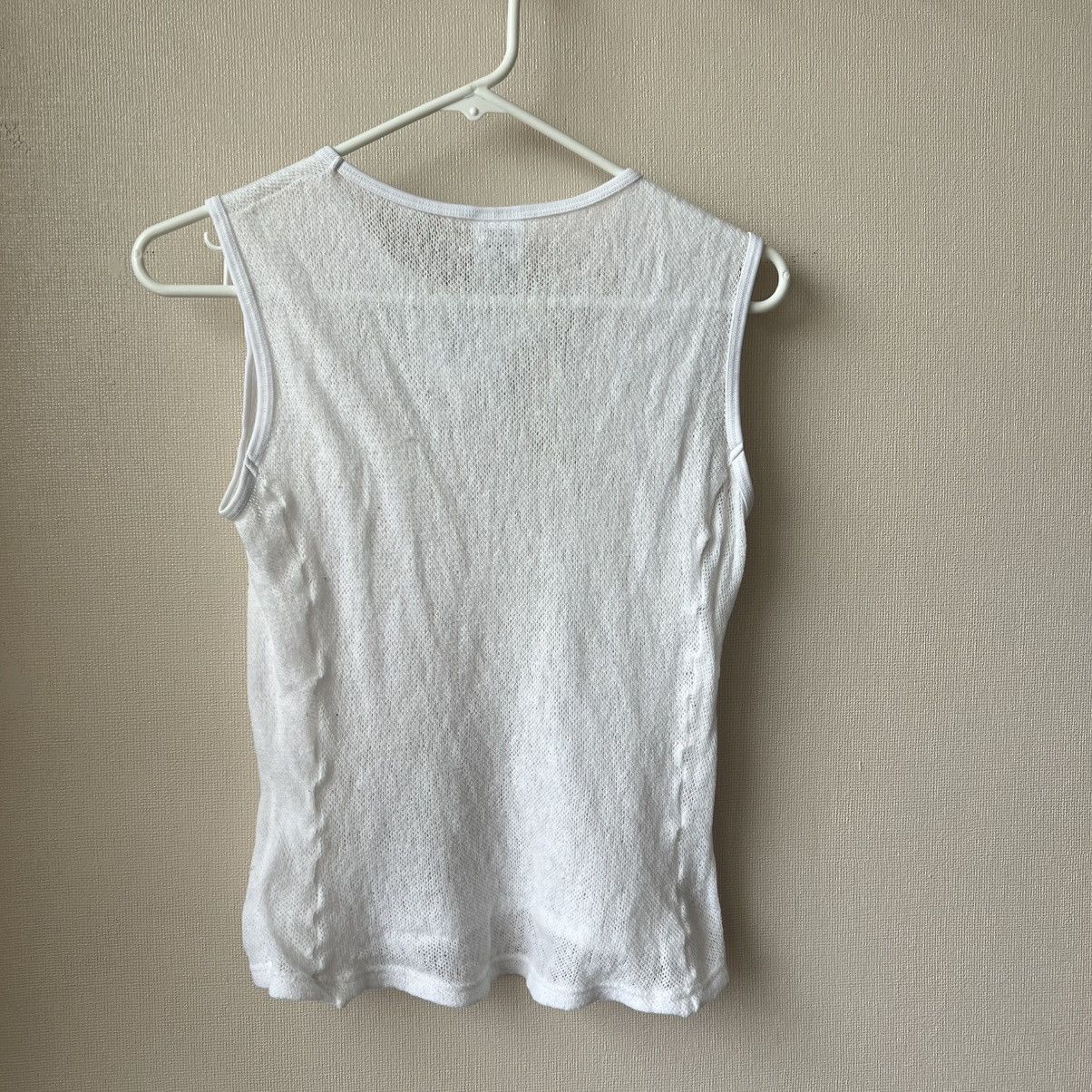 Descente Descente White Sleeveless Tank Top/Sweater Made in Canada Size M / US 6-8 / IT 42-44 - 5 Thumbnail