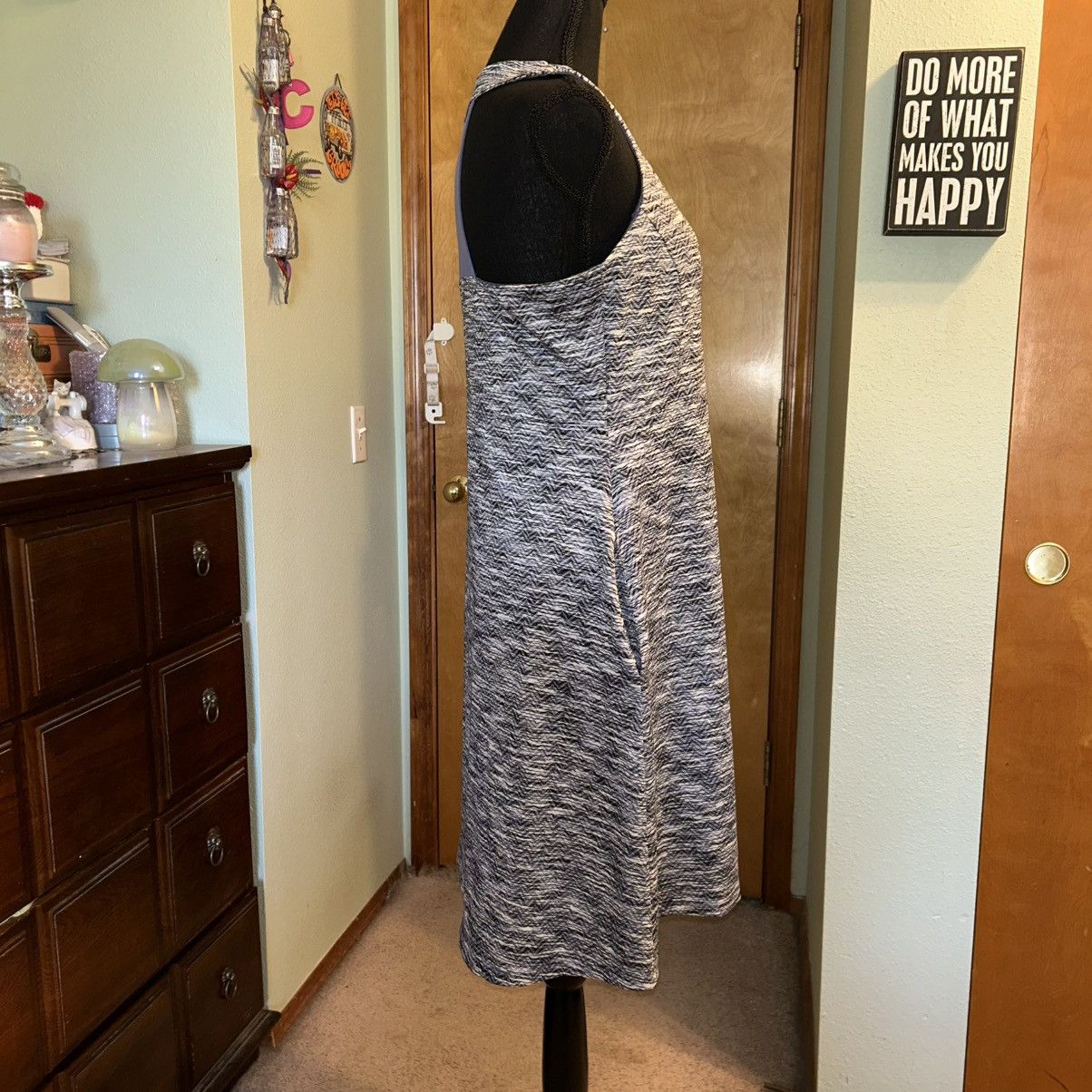 Other MPG gray white lavender racerback built in bra tennis/golf L Size L / US 10 / IT 46 - 2 Thumbnail