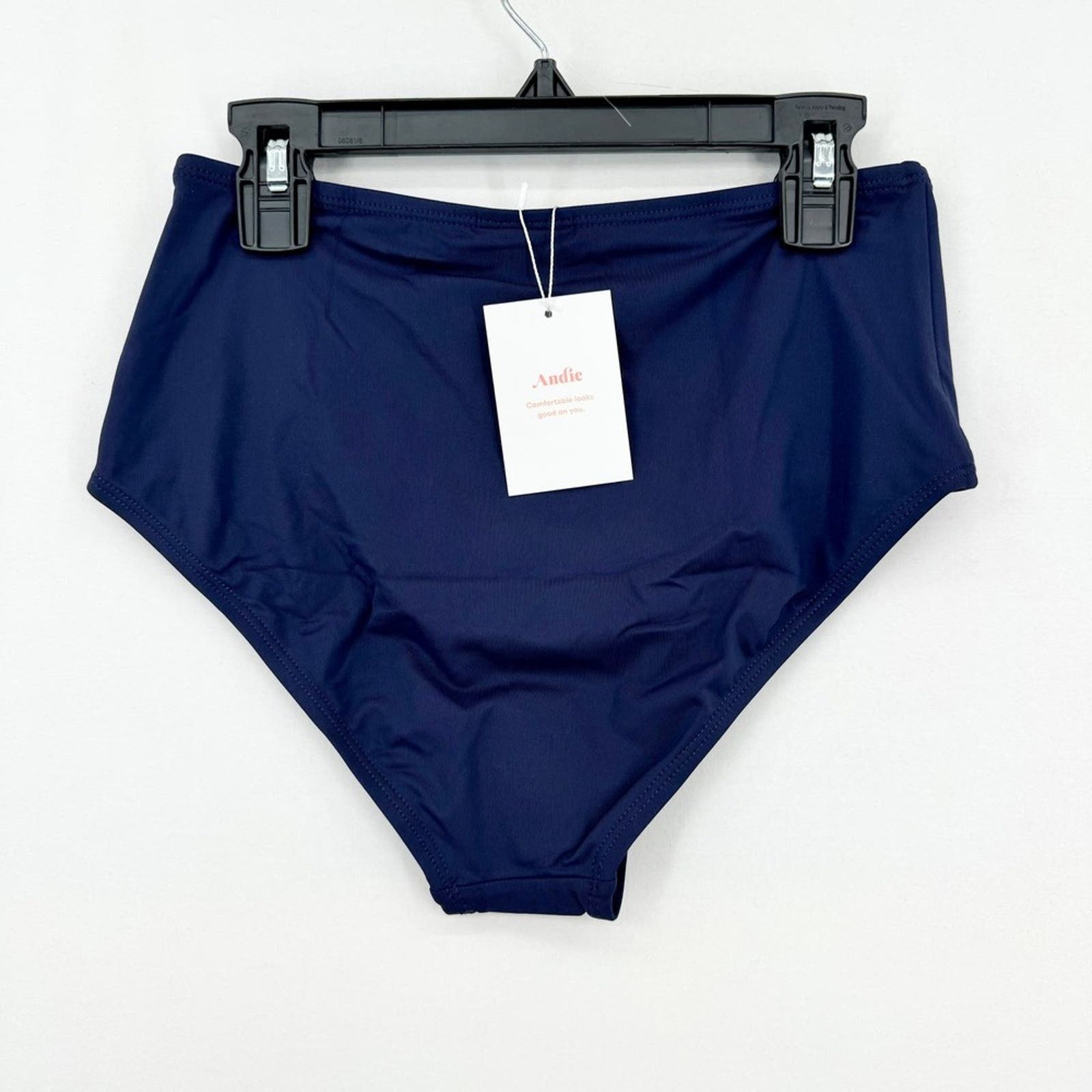 Other Andie Swim Navy The High Waisted Cheeky Bottom Size XS NWT Size ONE SIZE - 2 Thumbnail