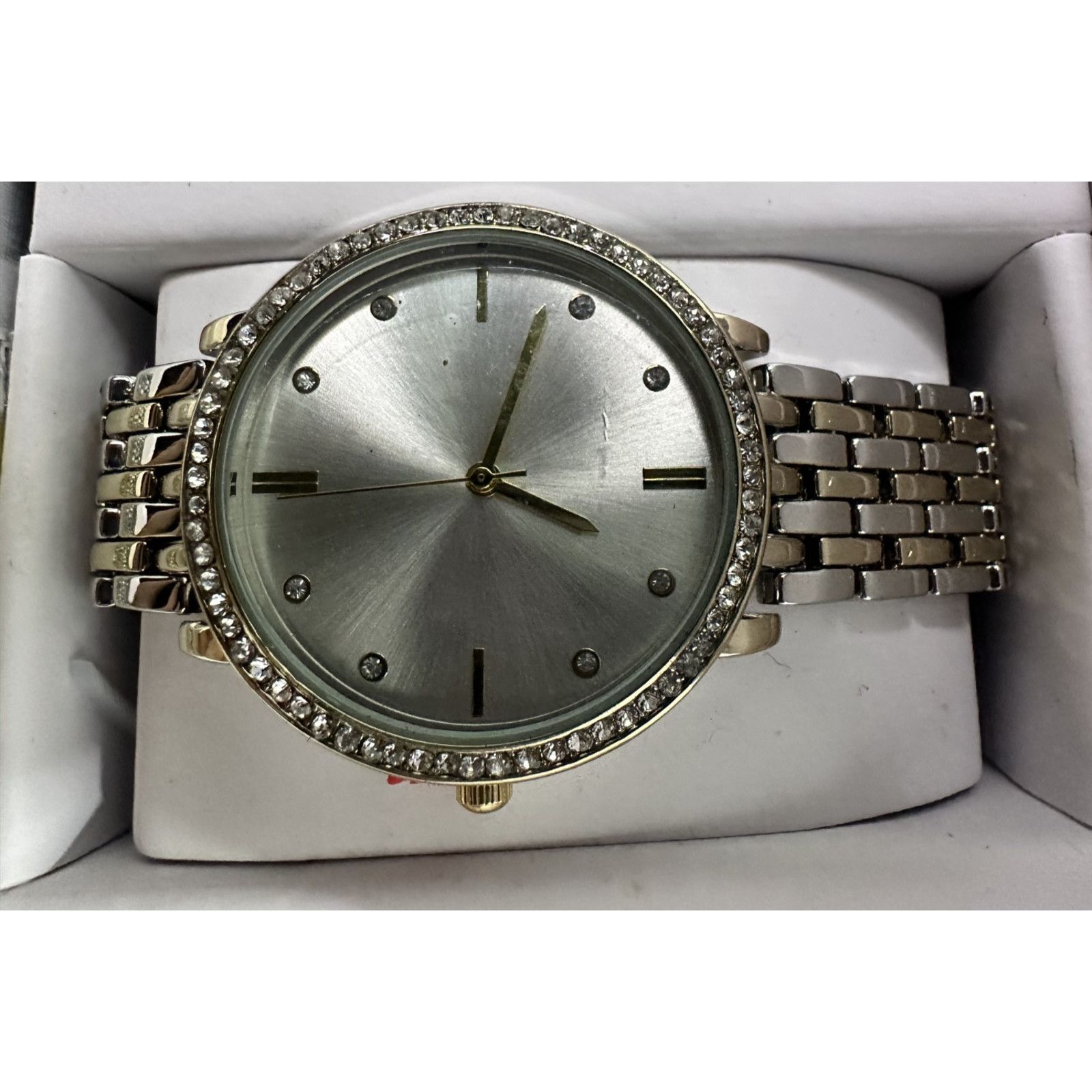 Other American Exchange Women’s Gold-Tone Watch w/Rhinestone Bezel Size ONE SIZE - 2 Thumbnail