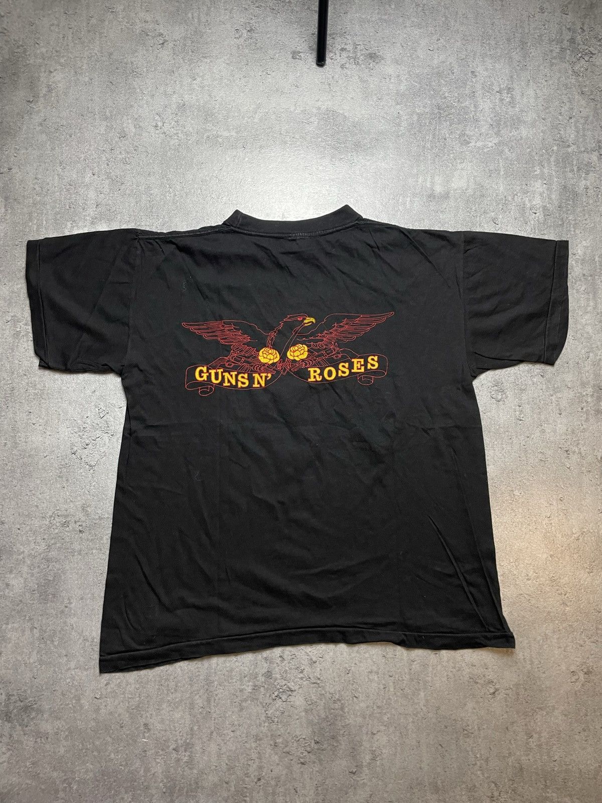 Band Tees × Guns N' Roses × Vintage Guns N Roses band tee black boxy retro vintage single stich Size US L / EU 52-54 / 3 - 2 Thumbnail