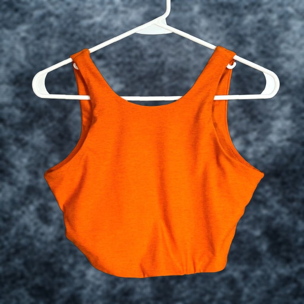 Outdoor Voices Outdoor Voices Tank Top Womens Size Small Orange Athletic Cropped Racerback Sleeveless Yoga Activewear Summer Spring Shirts Womens Size S / US 4 / IT 40 - 1 Thumbnail